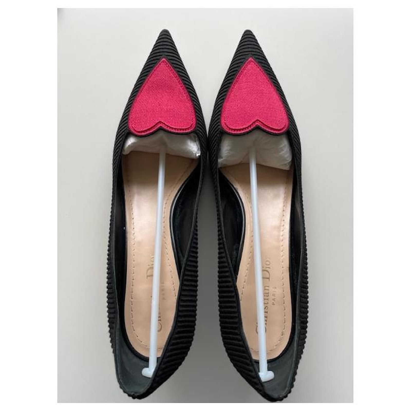 Christian Dior Heart pumps, Dior winter limited edition 2019 Black