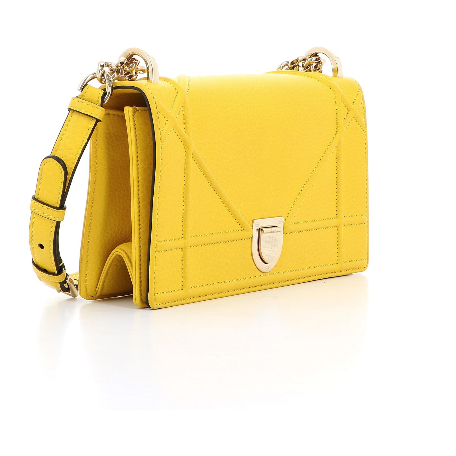 Dior Diorama Yellow Leather ref.750123 - Joli Closet