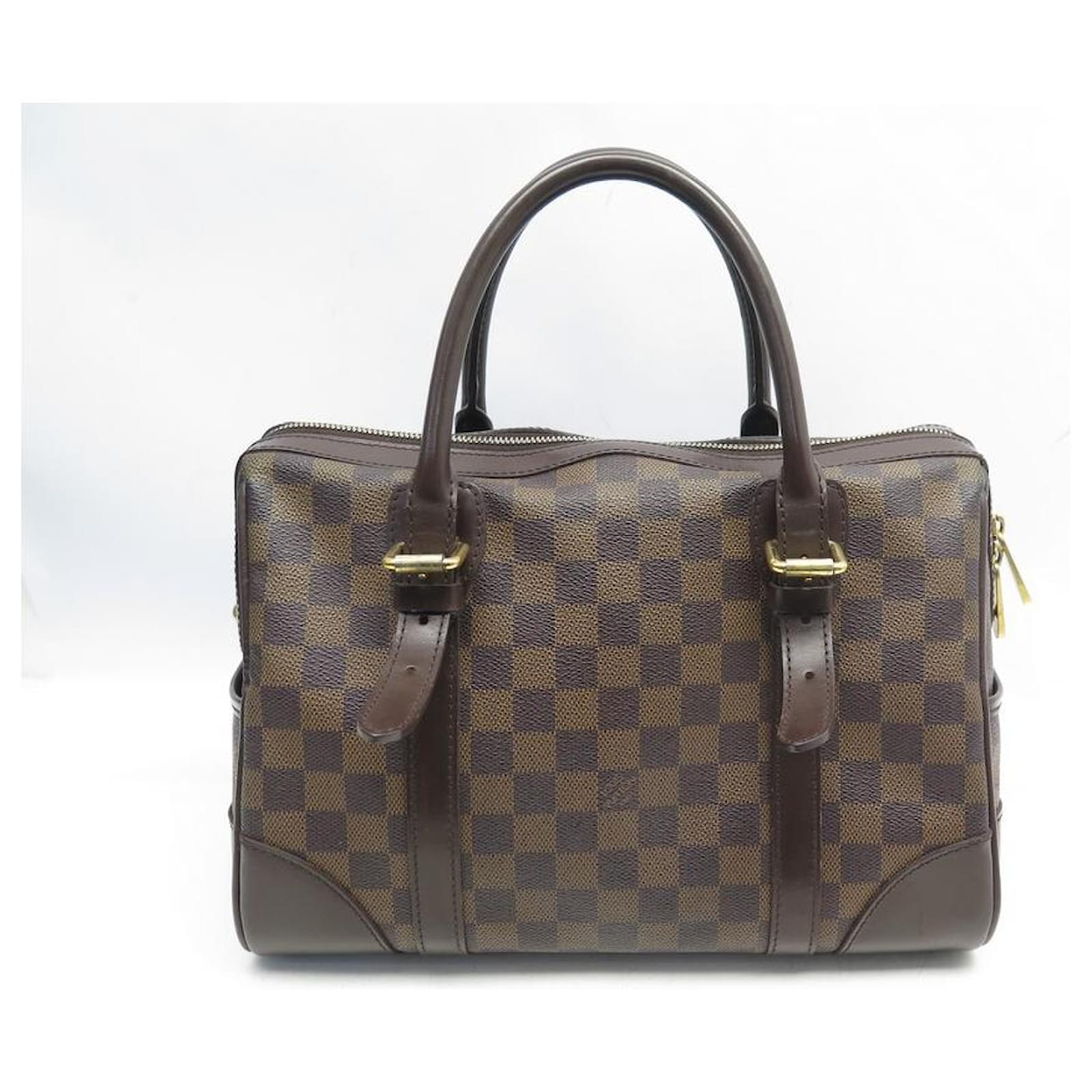 Louis Vuitton Damier Ebene Berkeley - Brown Handle Bags, Handbags
