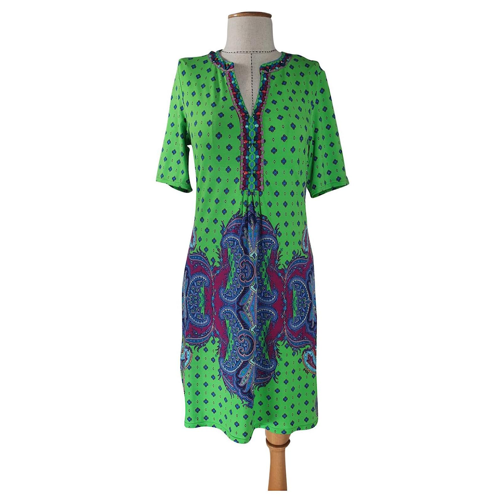 Hale Bob Dresses Multiple colors Green Polyester Elastane ref.752908 ...