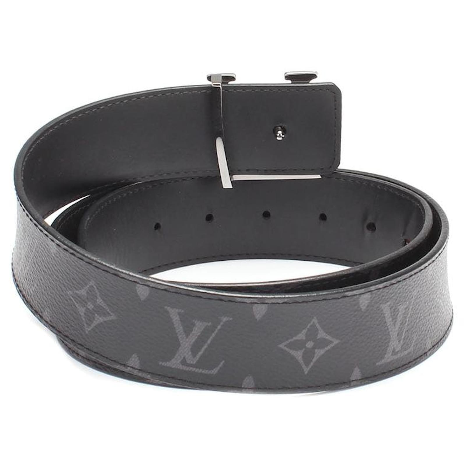 Louis Vuitton Monogram Eclipse Initiales Belt Black ref.753495