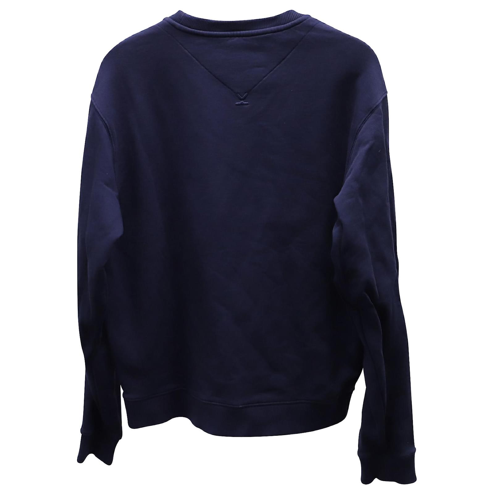 Kenzo Tiger Embroidered Crewneck Sweatshirt in Navy Blue Cotton ref.753755  - Joli Closet