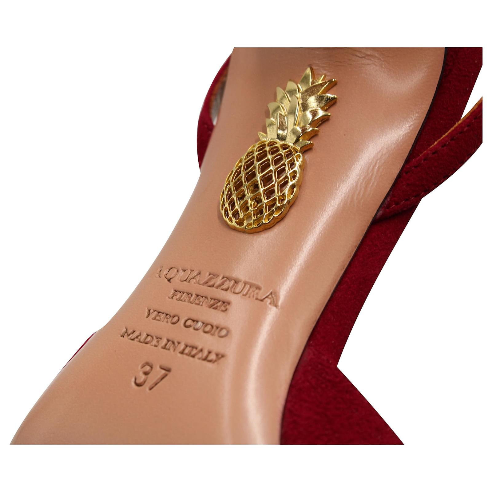 Aquazzura pineapple heels hot sale