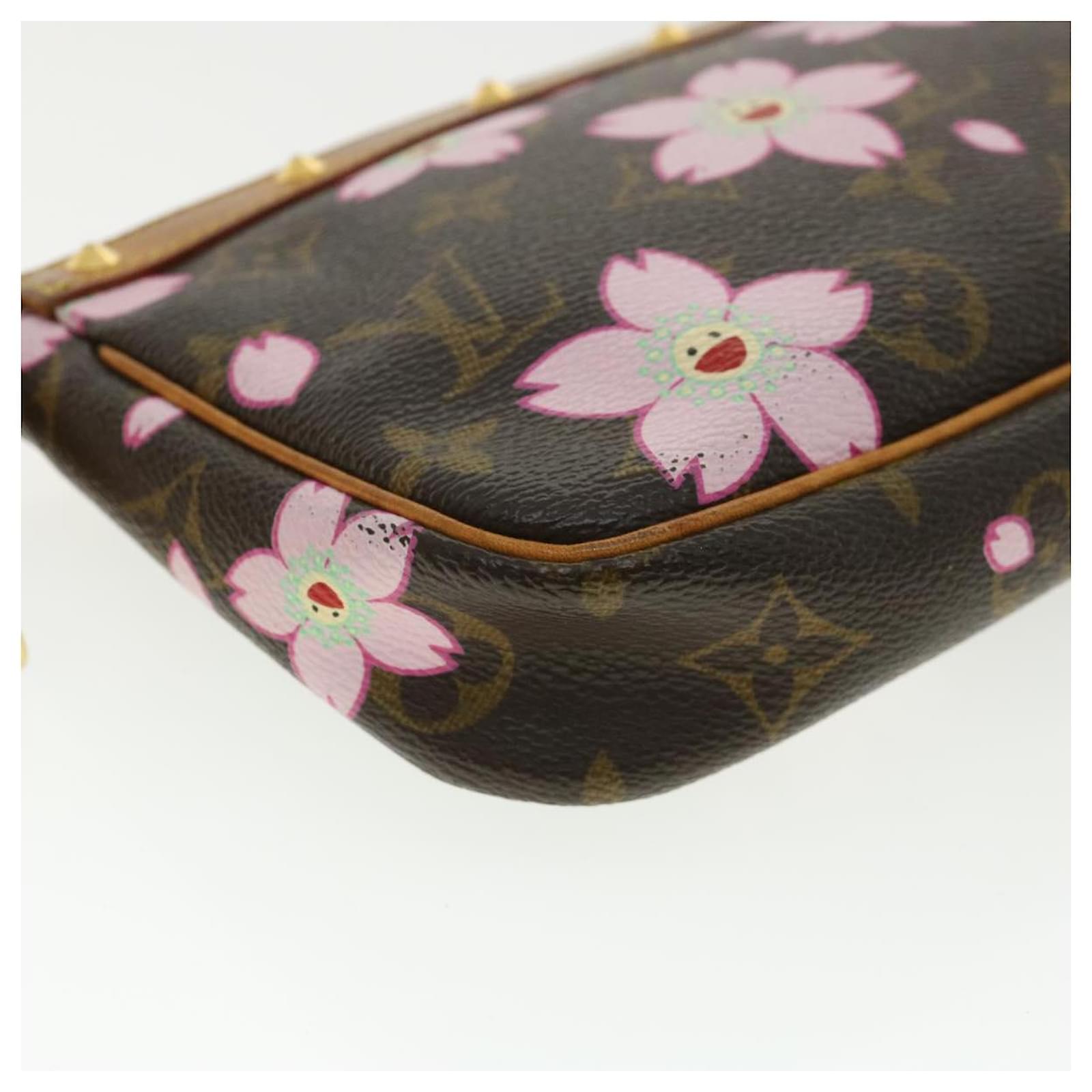 Louis Vuitton, Bags, Louis Vuitton Monogram Cherry Blossom Pochette  Accessoires M9206 Lv Auth Bs3386