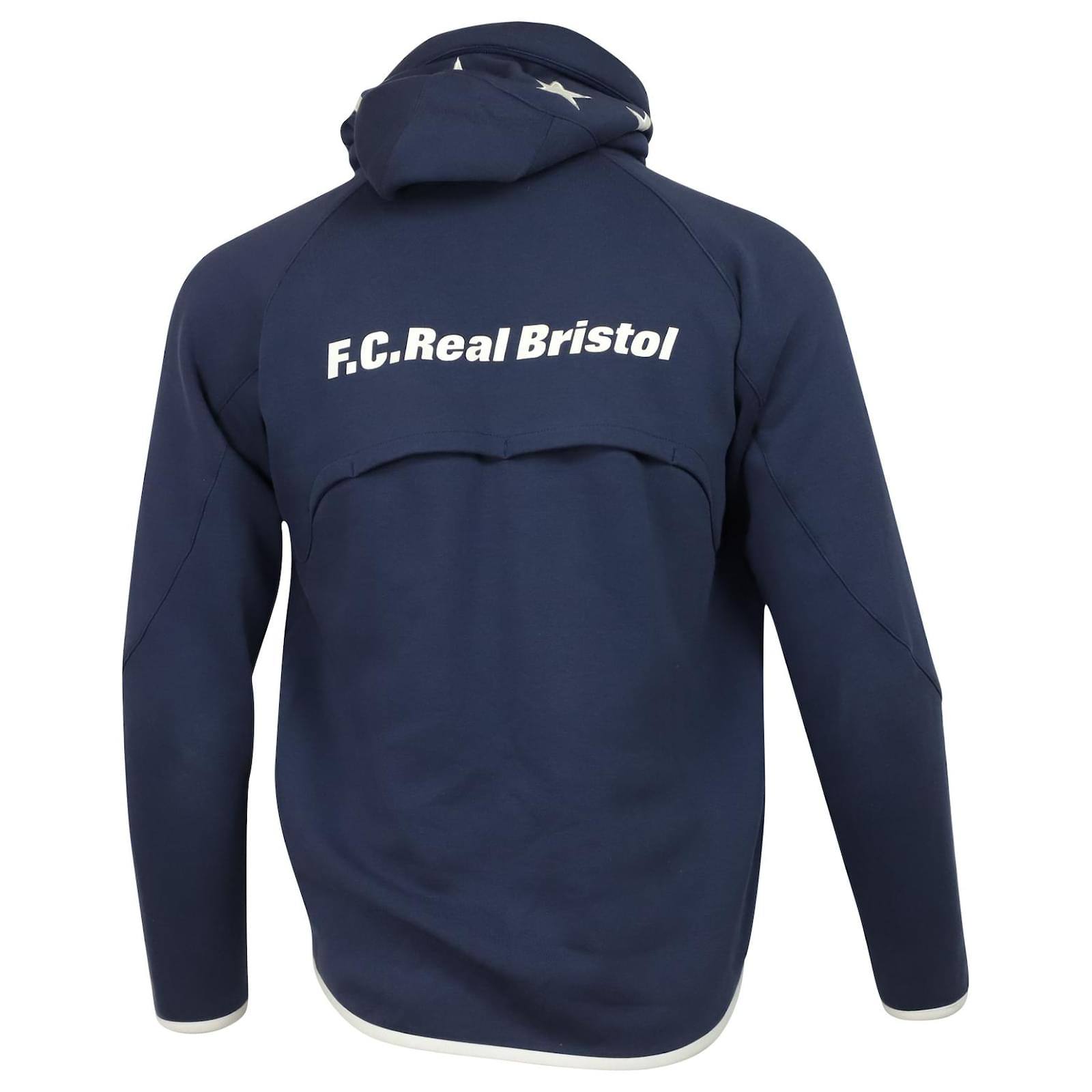 Nike x F.C. Real Bristol Hoodie in Blue Cotton ref.756128 - Joli