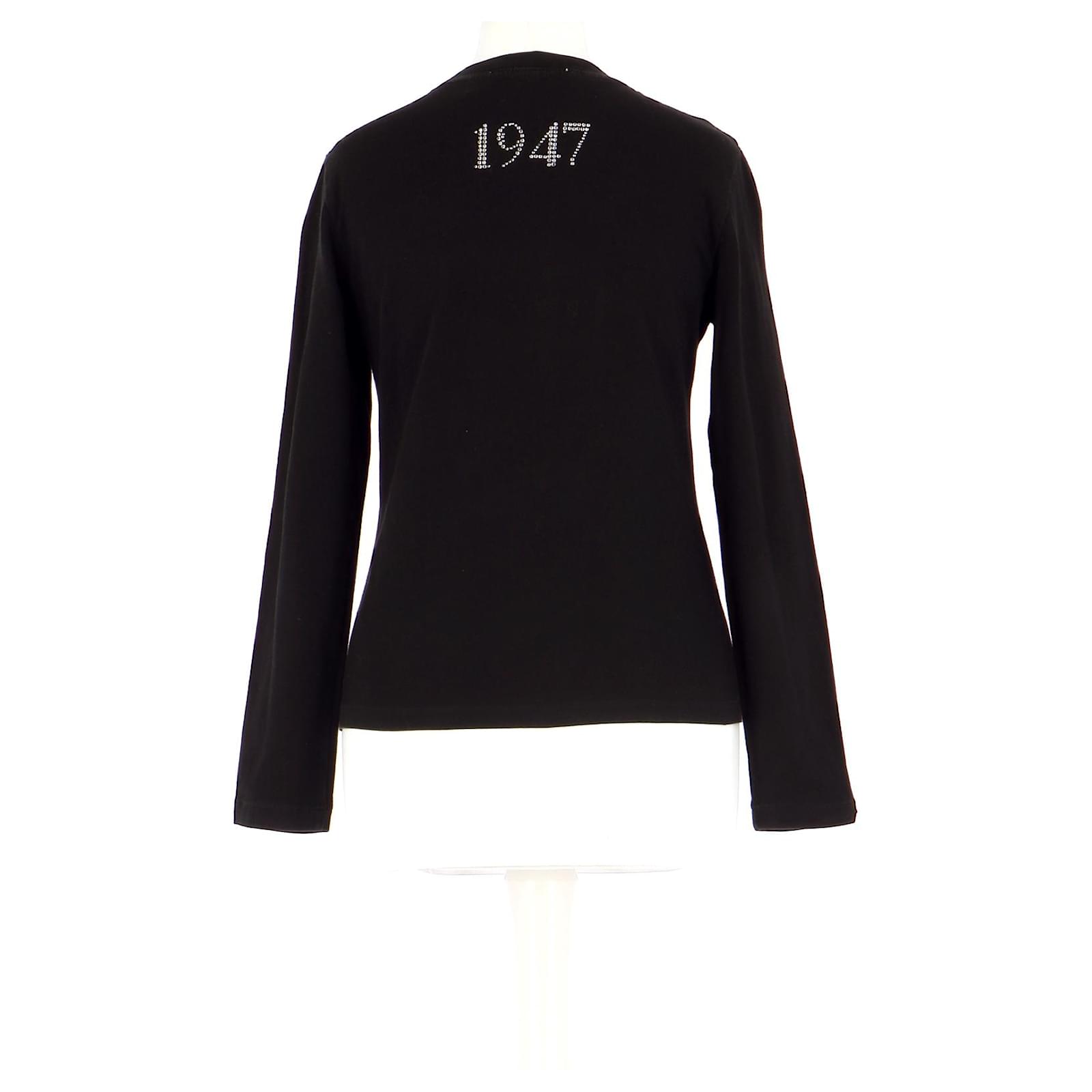 Christian Dior Tshirt Black Cotton ref.756695 Joli Closet