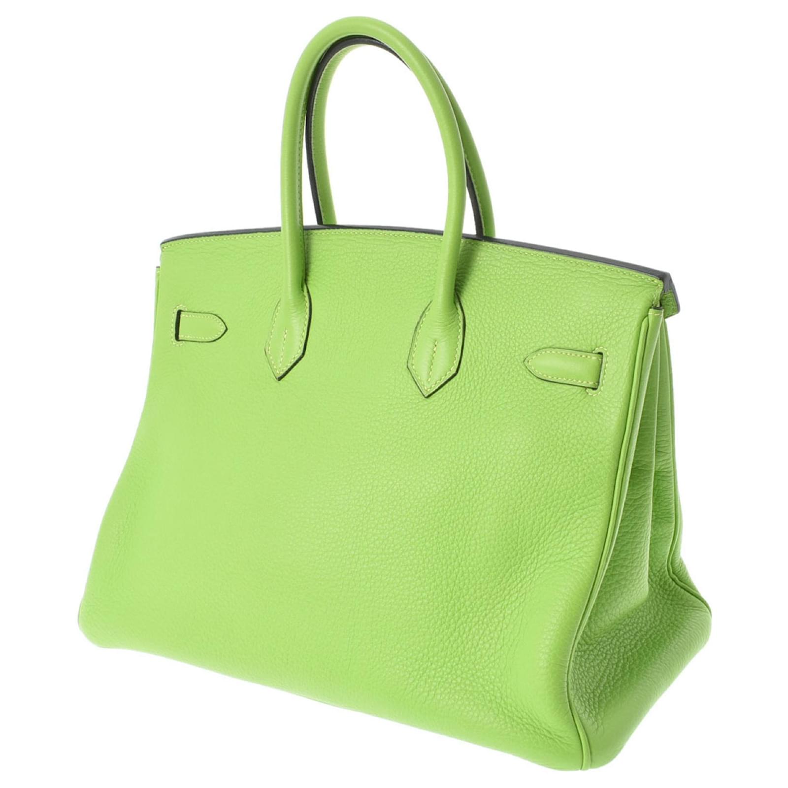 Hermès HERMES BIRKIN Green Leather ref.756912 Joli Closet
