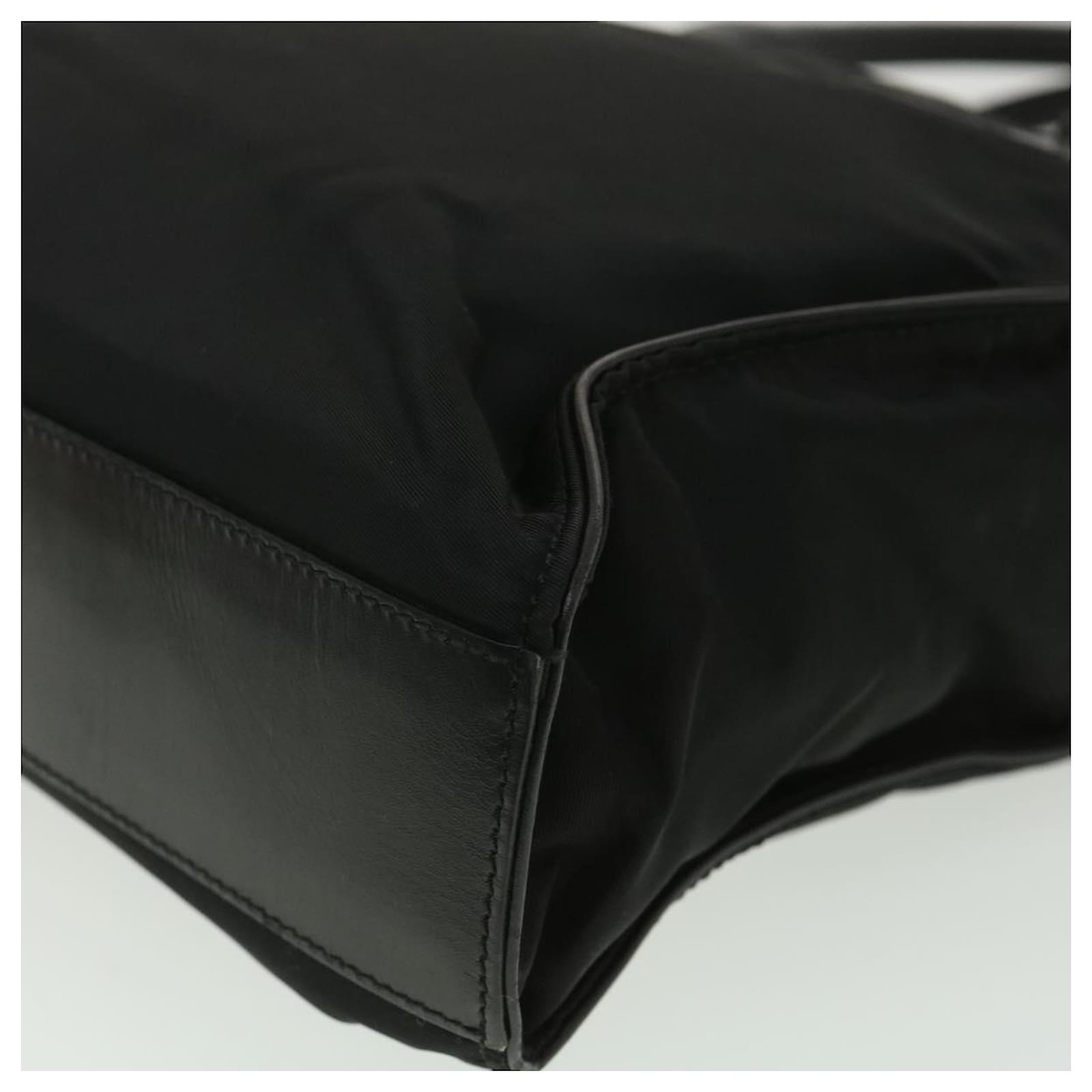 PRADA Hand Bag Nylon Black Auth 33990 ref.756995 - Joli Closet