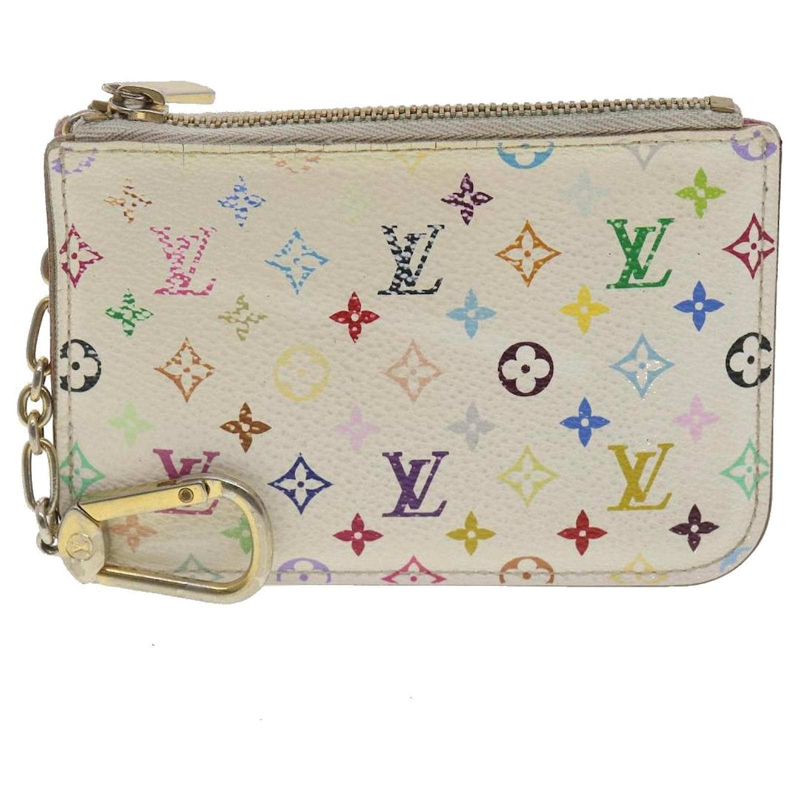 Louis Vuitton Auth Monogram VERNIS Pomme D'amour Key Chain Coin Purse  Wallet LV