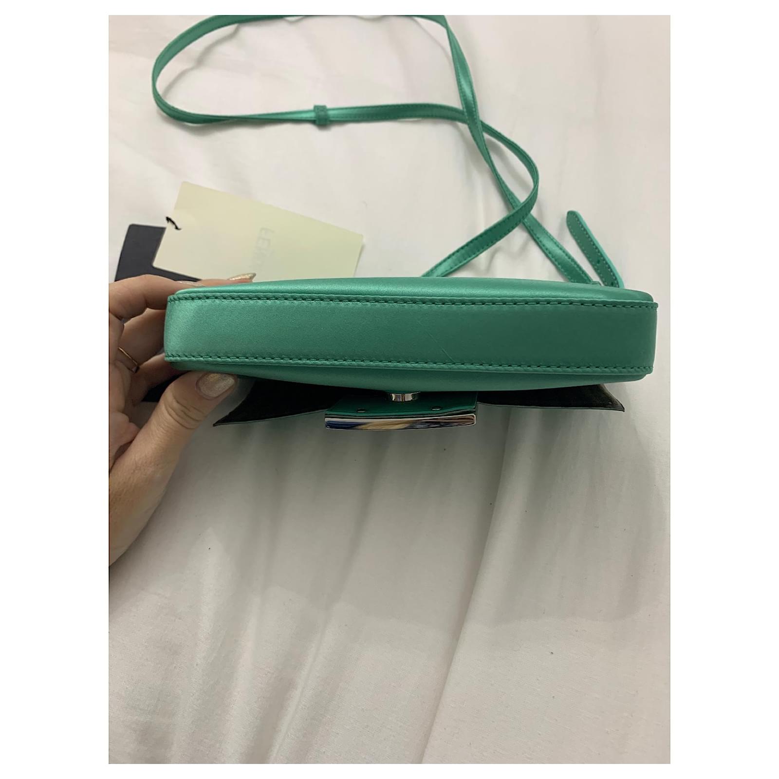fendi mini baguette Turquoise Silk ref.757671 - Joli Closet