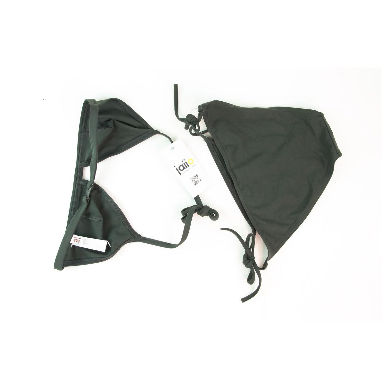 Maillot De Bain 2 Pièces Eres Vert Kaki - Taille 36/38, Occasion En Très Bon état