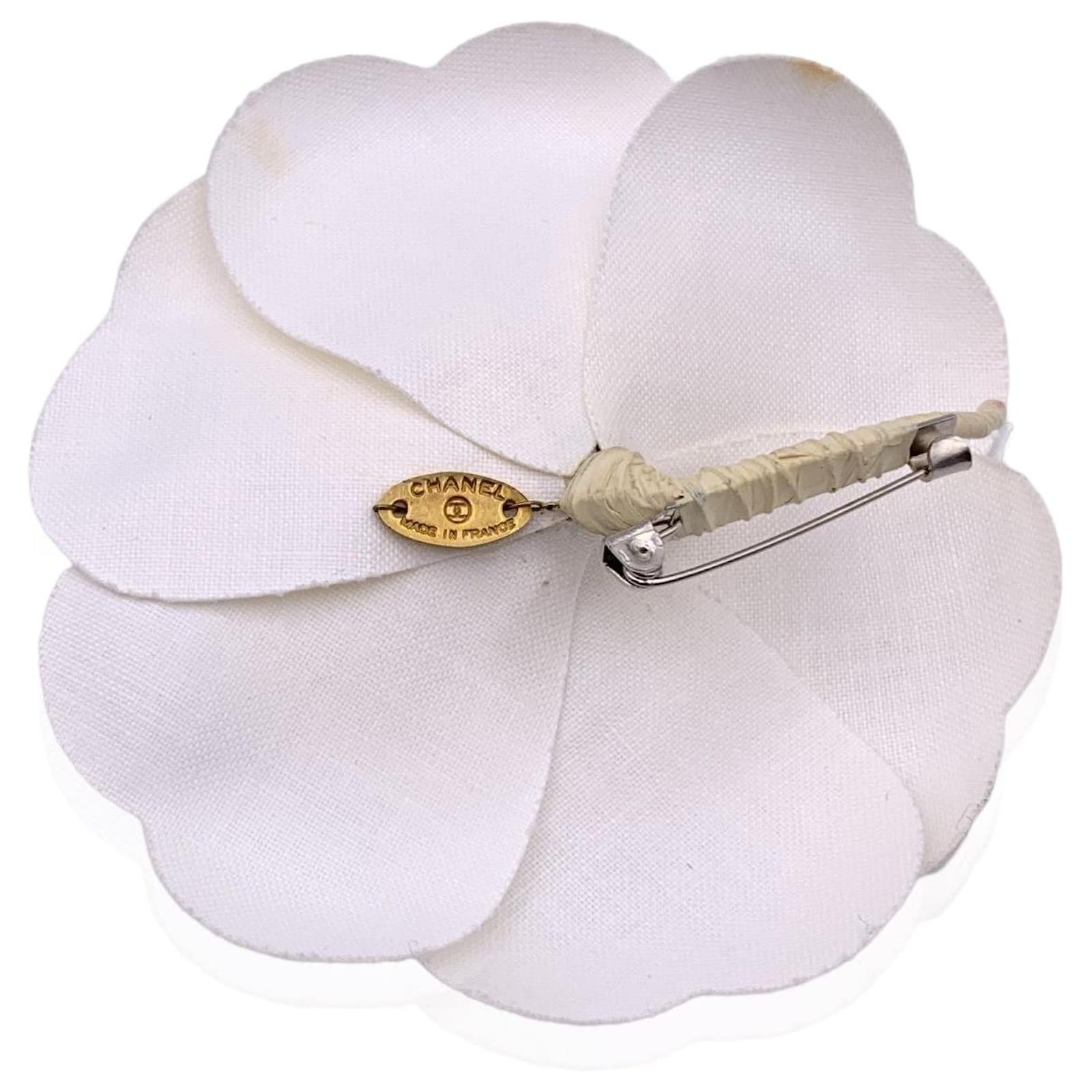 Broch elegant de Camelia para mujer y niña, alfiler de tela