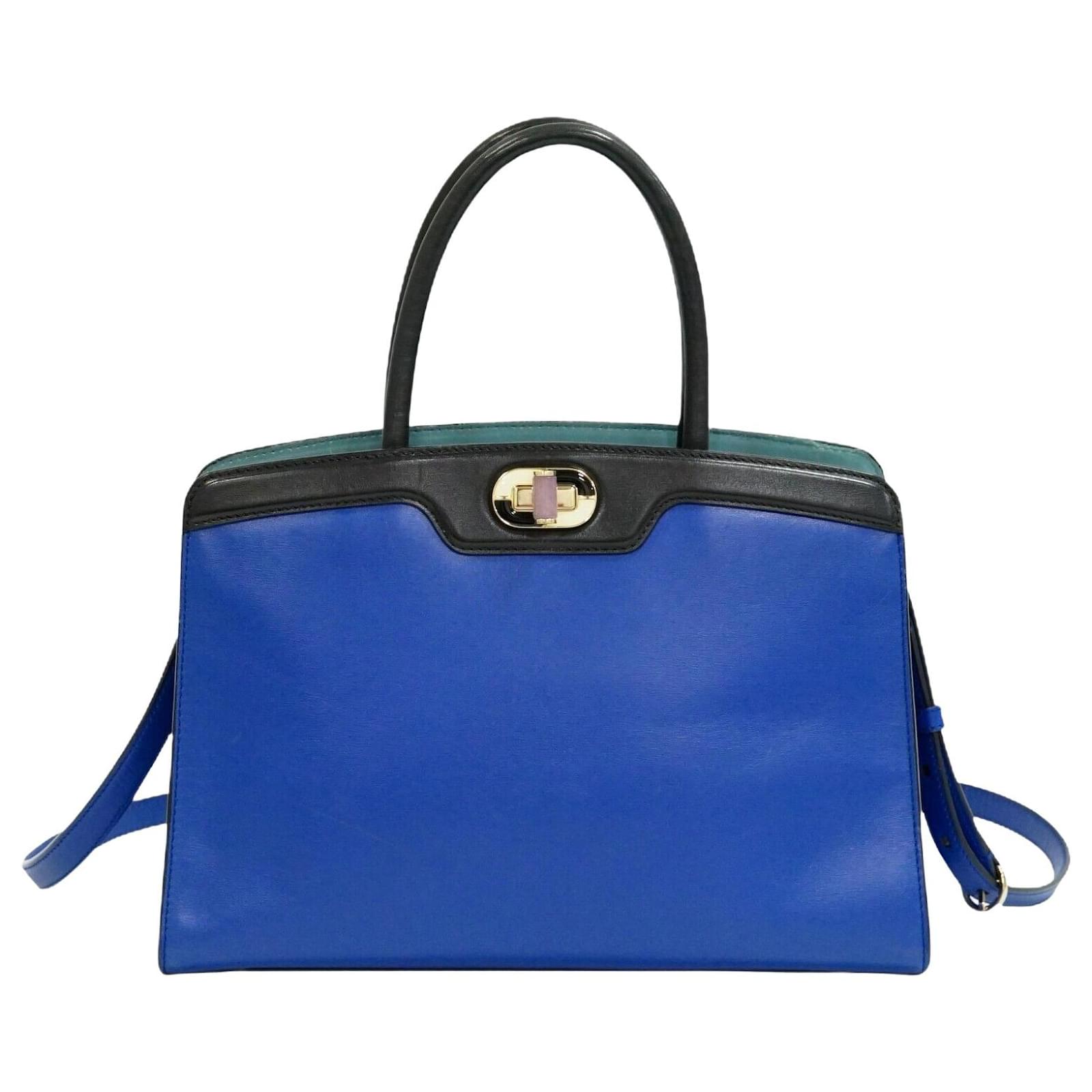 Bulgari BVLGARI Bvlgari bvlgari Blau Leder ref.761129 Joli Closet