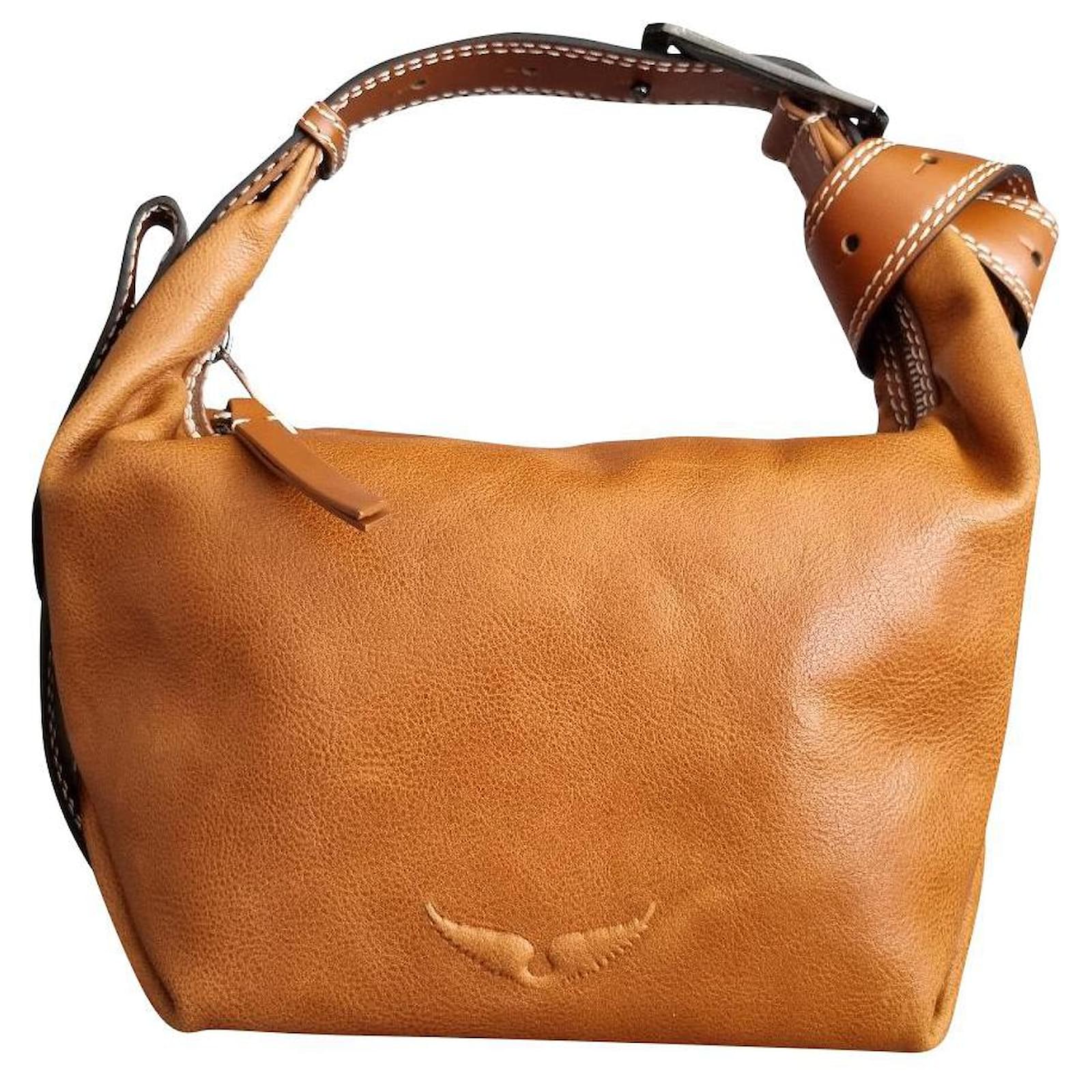 Zadig & Voltaire shoulder bag Brown Leather ref.762962 Joli Closet