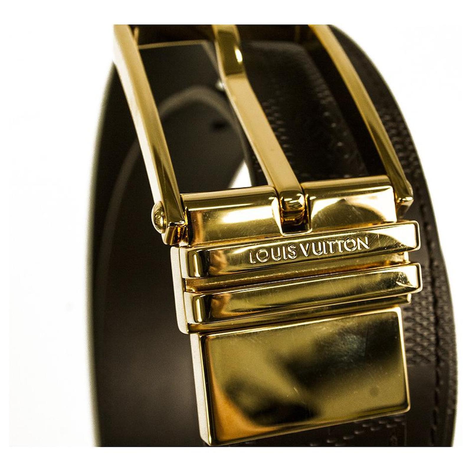 Louis Vuitton Brown Embossed Boston Damier Men's Leather Infini