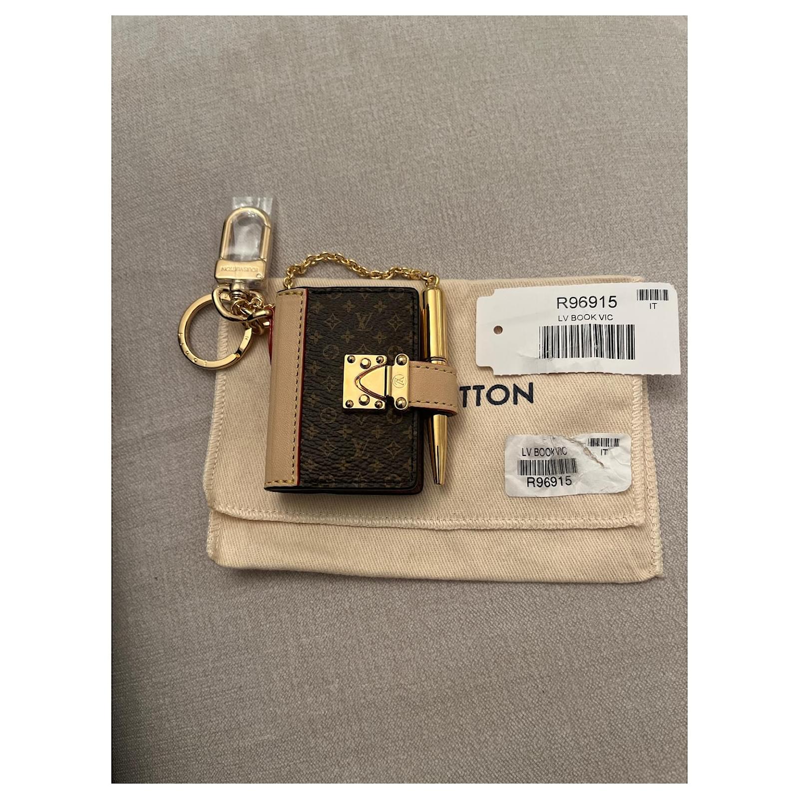 Leather key ring Louis Vuitton Brown in Leather - 34894115