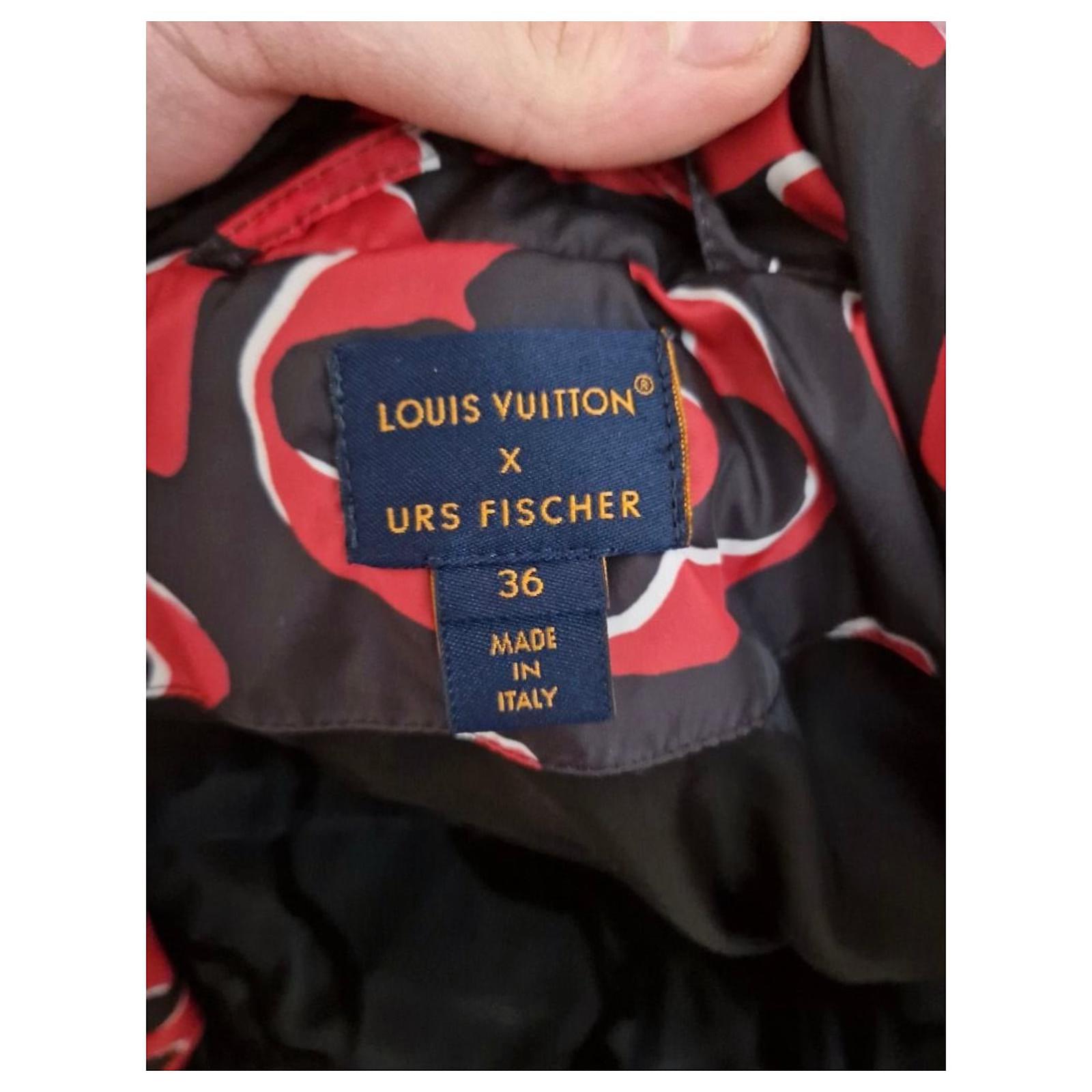 Louis Vuitton Urs Fischer x LV Limited Edition Puffer Black Red