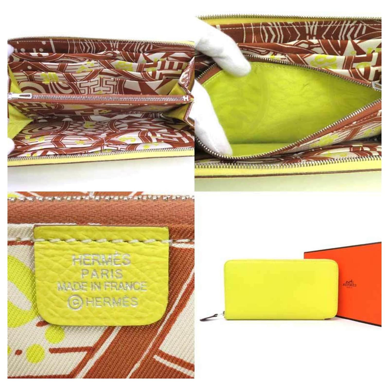 Azap Hermès Silk'In Green Leather ref.765408 Joli Closet