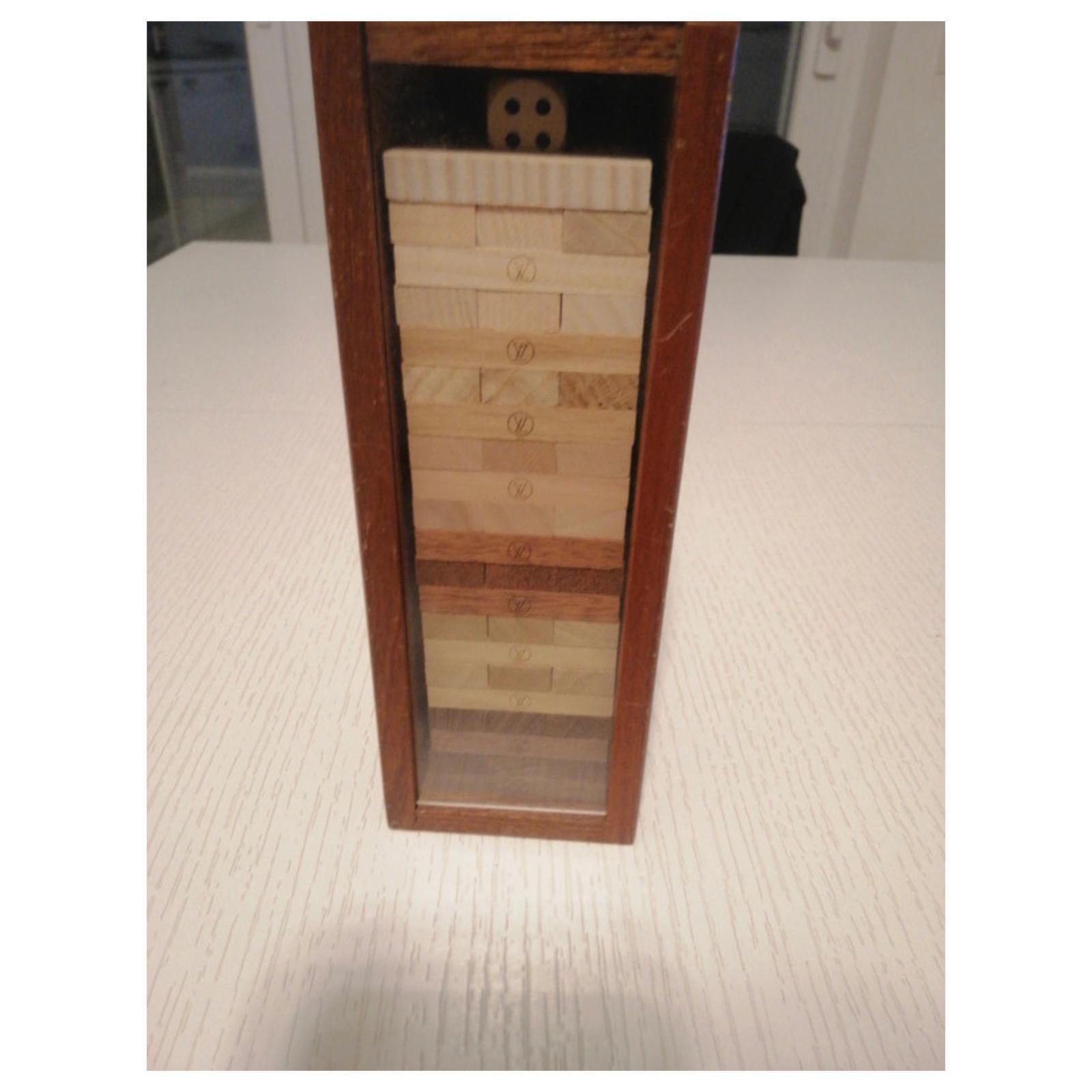 LOUIS VUITTON TOUR WOOD JENGA GAME LIMITED EDITION VIP COLLECTIBLE AND  RARE!!