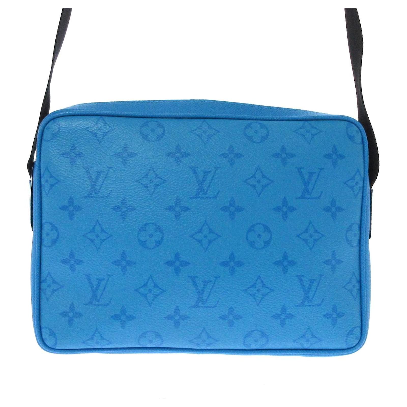 Louis Vuitton Messenger Blau Leinwand ref.766371 Joli Closet