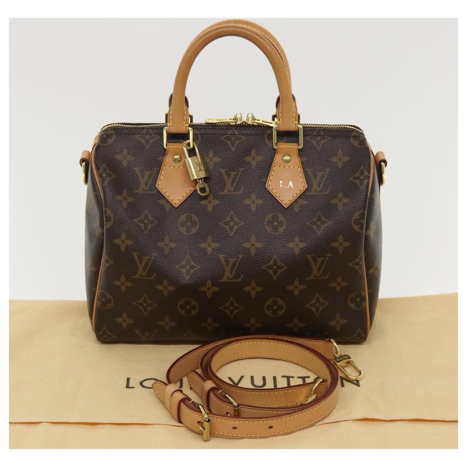 LOUIS VUITTON Damier Azur Speedy Bandouliere 25 Hand Bag N41374 LV