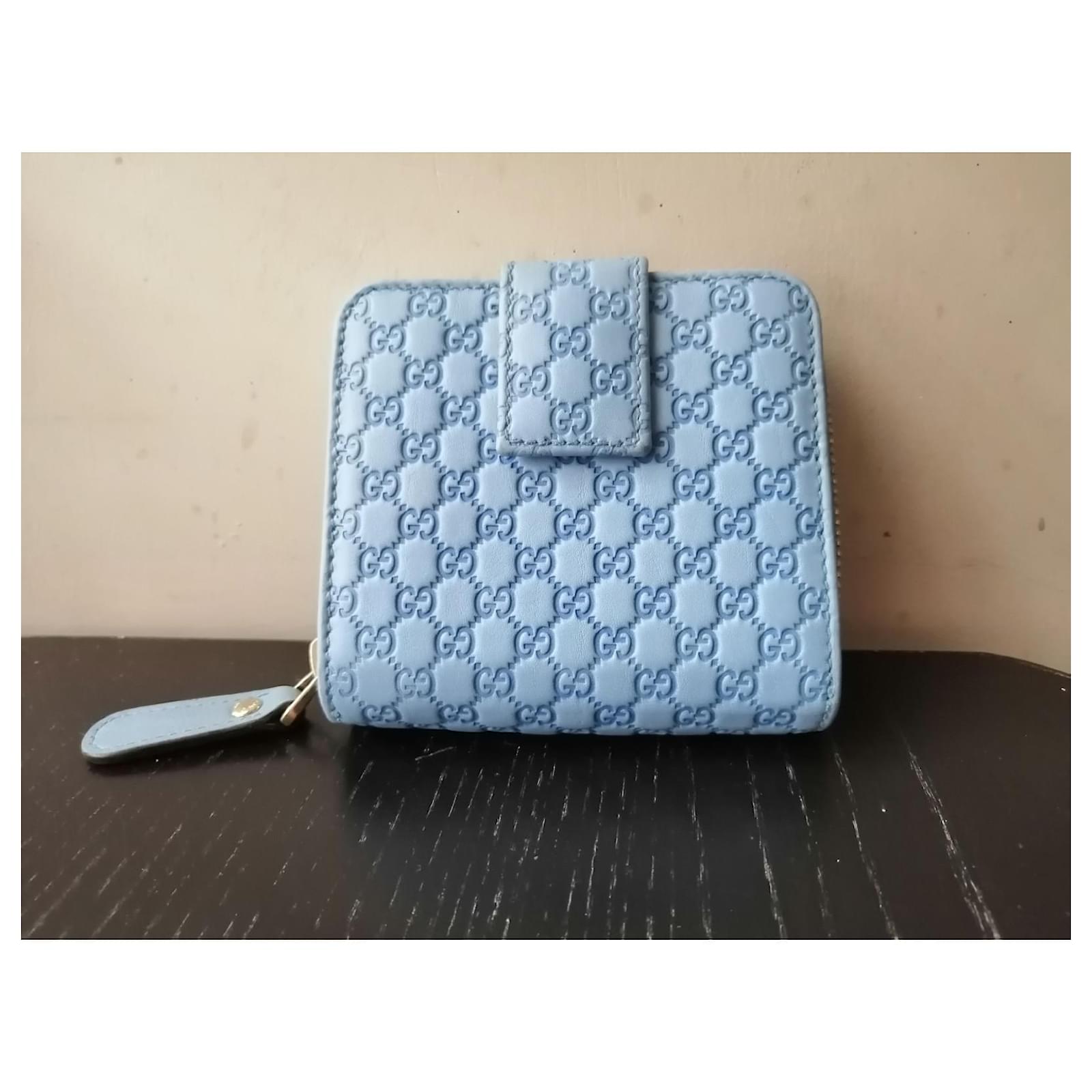 Gucci Wallets Light blue Leather Joli Closet - Main Image