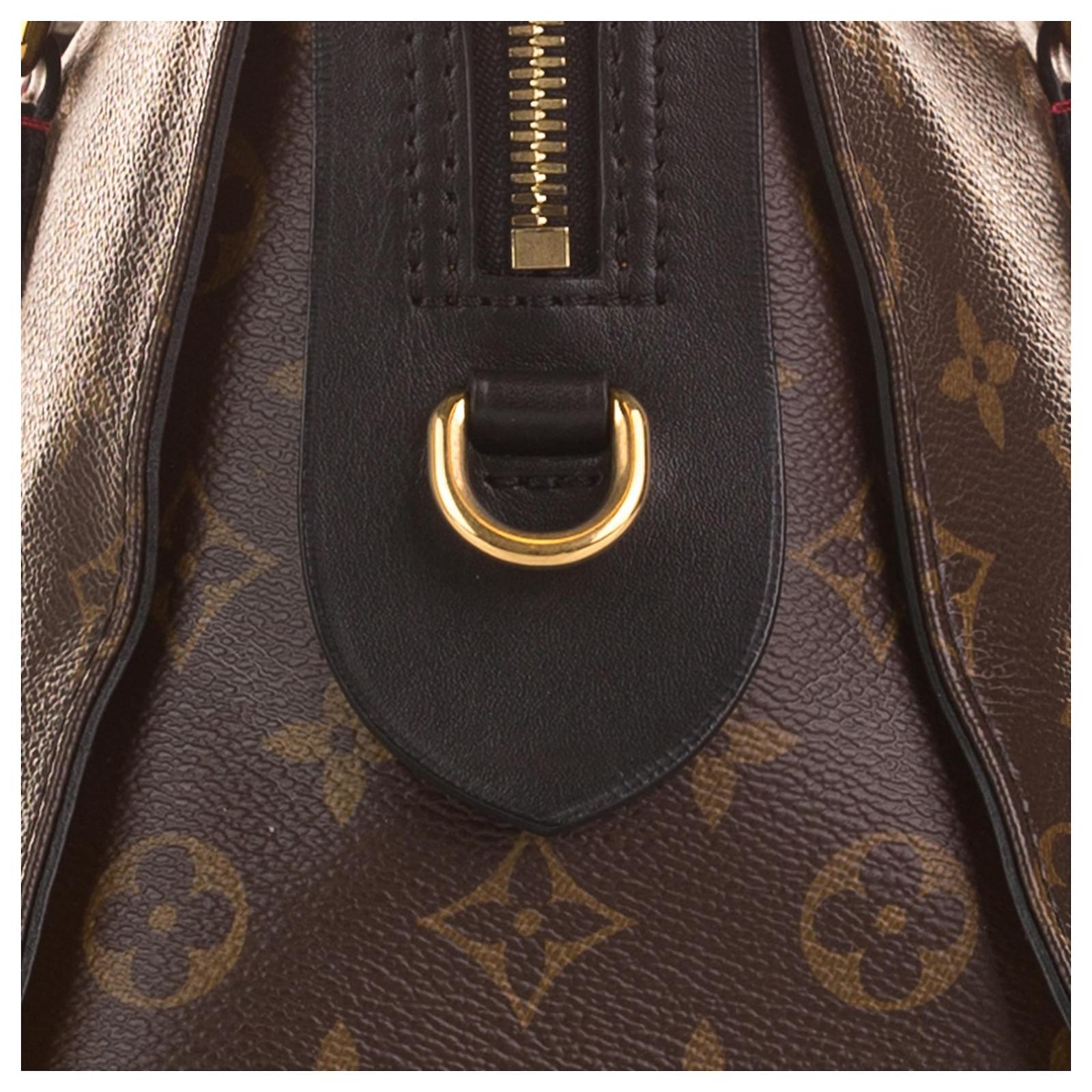Louis Vuitton Brown Monogram Tuileries Satchel Cloth ref.769907