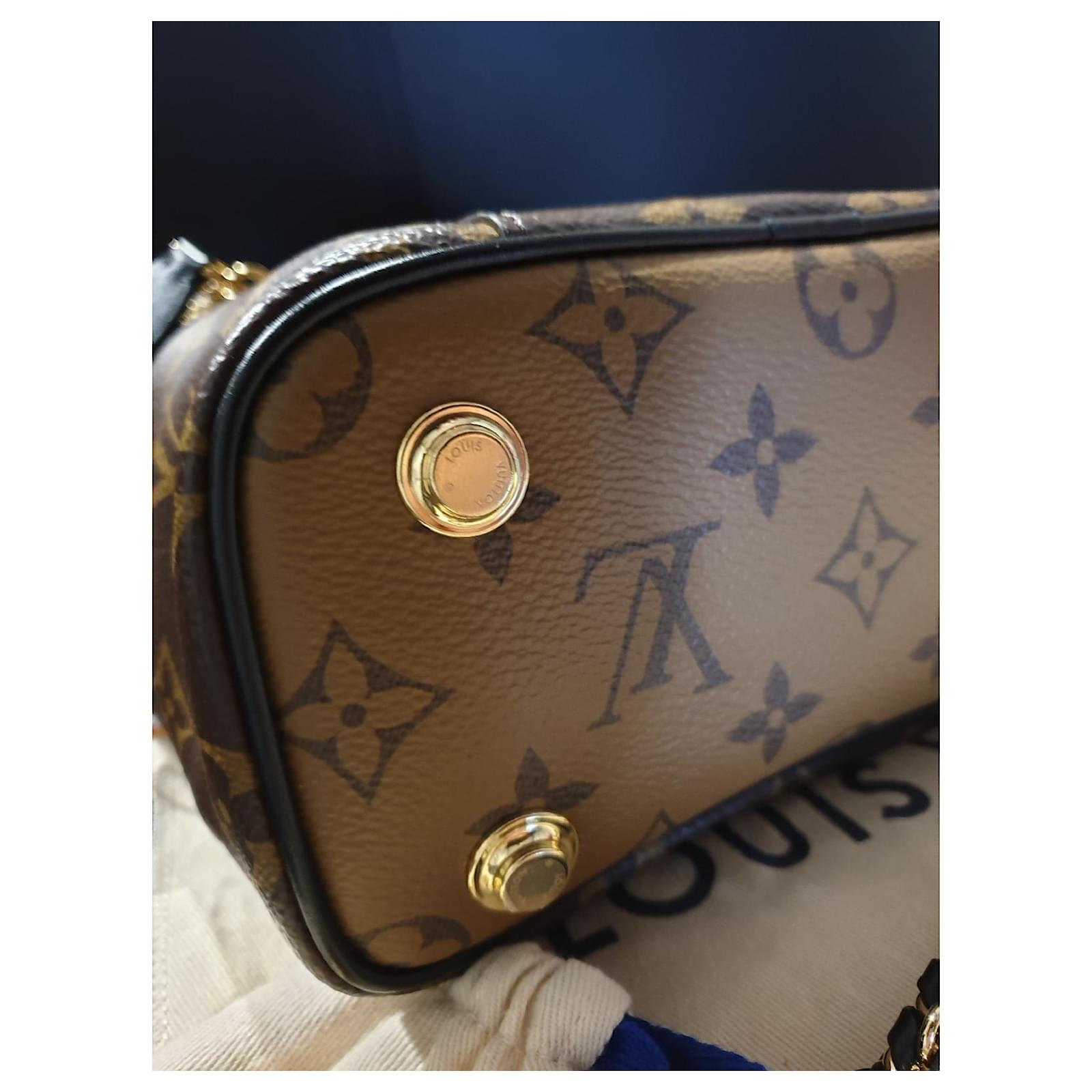 Vanity bag PM Louis Vuitton monogram Brown Cloth ref.770667 - Joli Closet