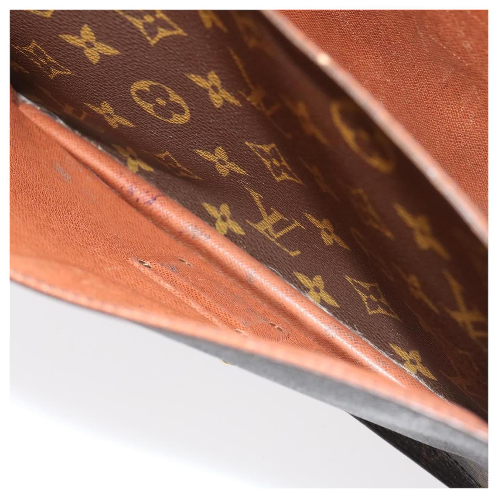 LOUIS VUITTON Monogram Monceau 28 Hand Bag 2way M51185 LV Auth 46477