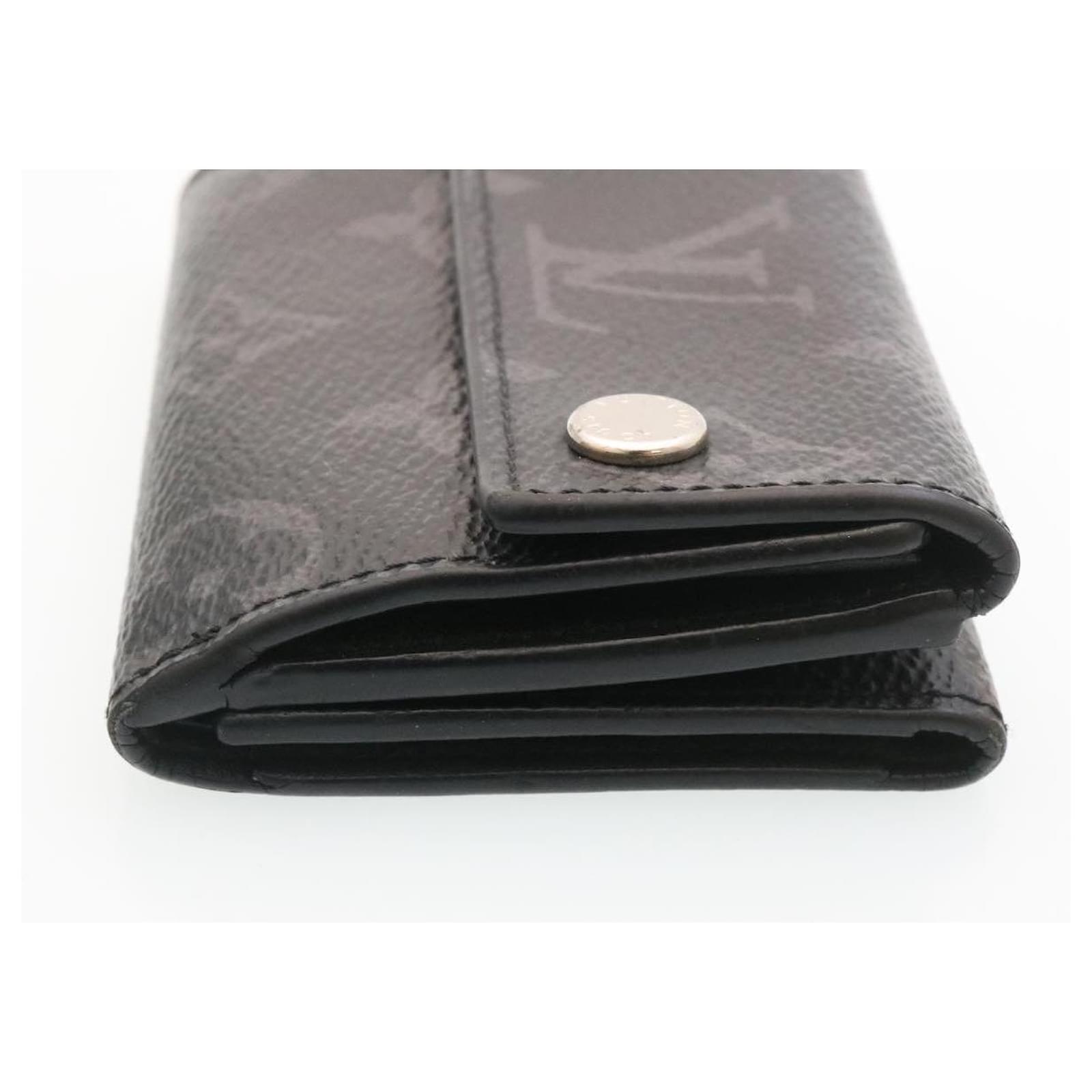  Louis Vuitton m67630 Wallet Mini Compact Men's, gray