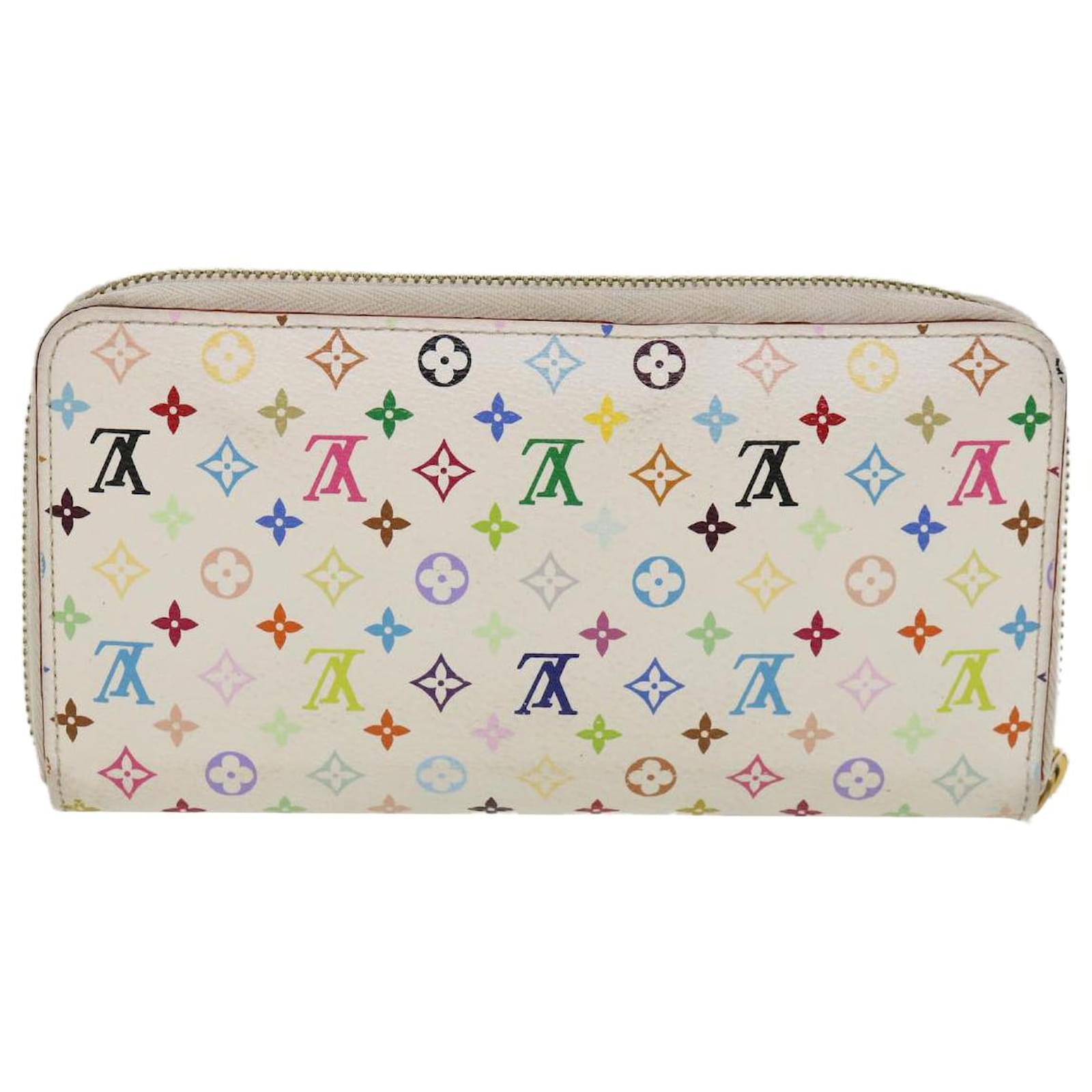 Louis Vuitton Zippy Wallet White Cloth ref.773072 - Joli Closet