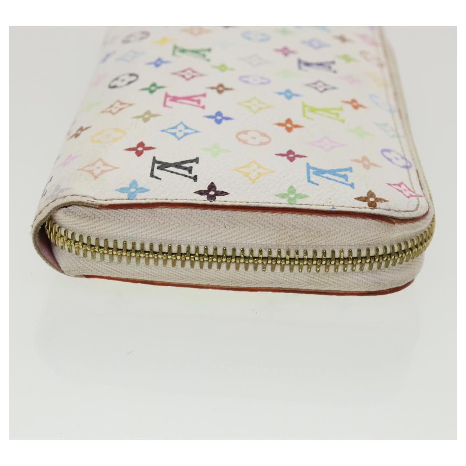 Louis Vuitton Zippy Wallet White Cloth ref.773072 - Joli Closet