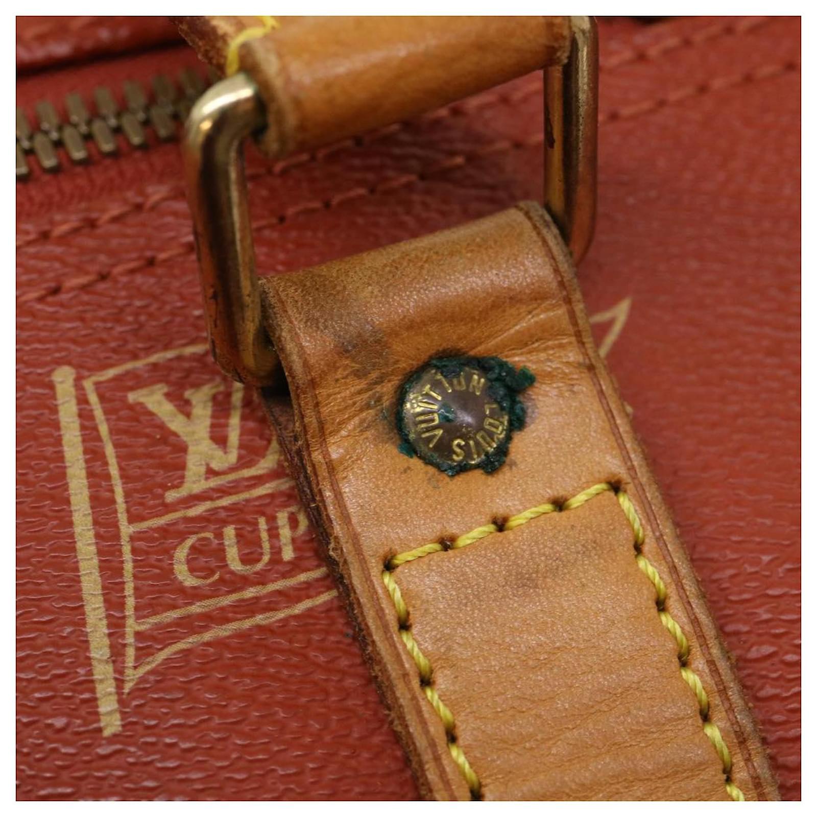 LOUIS VUITTON Copa Louis Vuitton Kabul Boston Bolso Rojo M80020  Autenticación LV1674