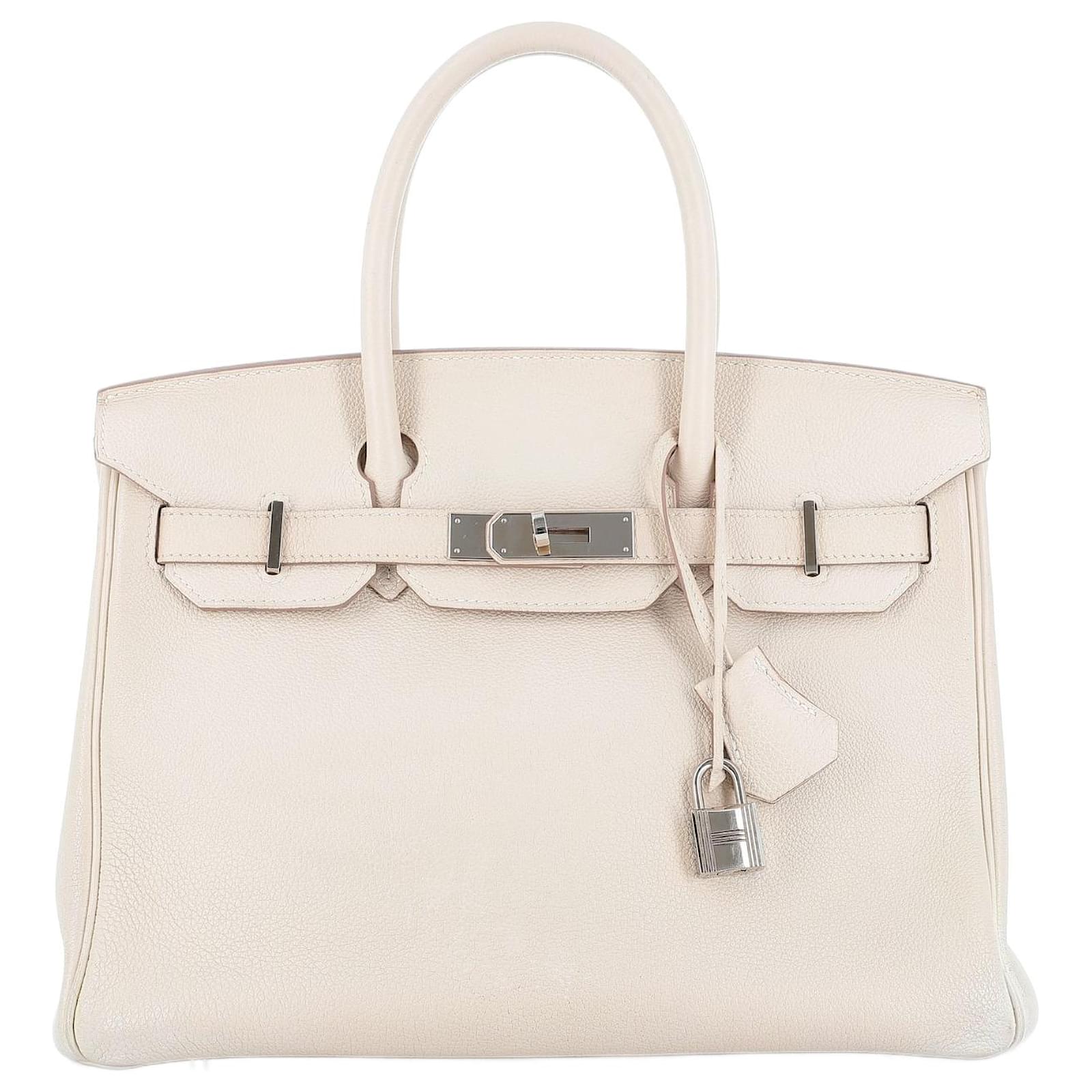 Hermès HERMES BIRKIN 30 Beige Leather ref.774850 - Joli Closet