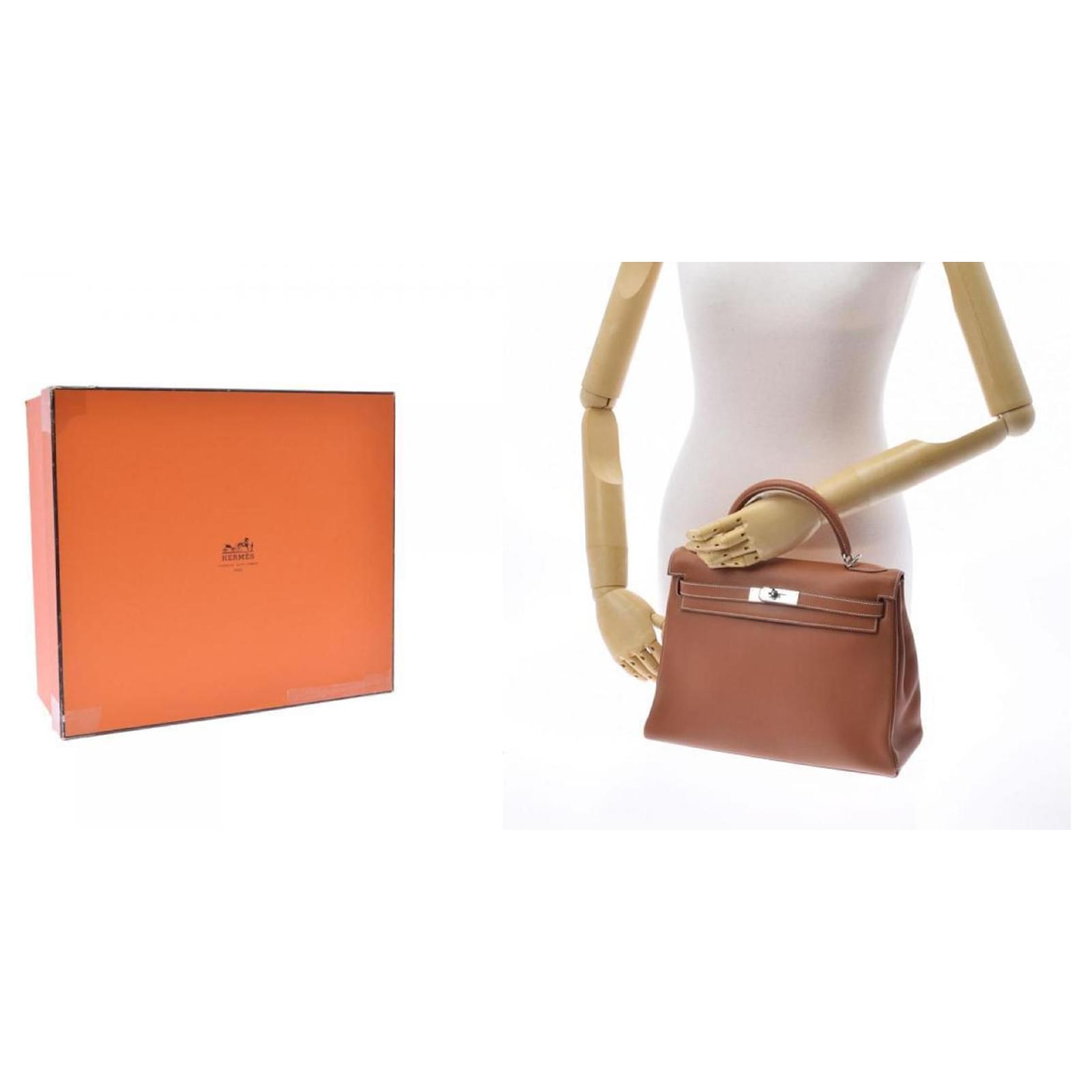 Herm?�s hermes kelly Cuir Marron ref.776413 - Joli Closet