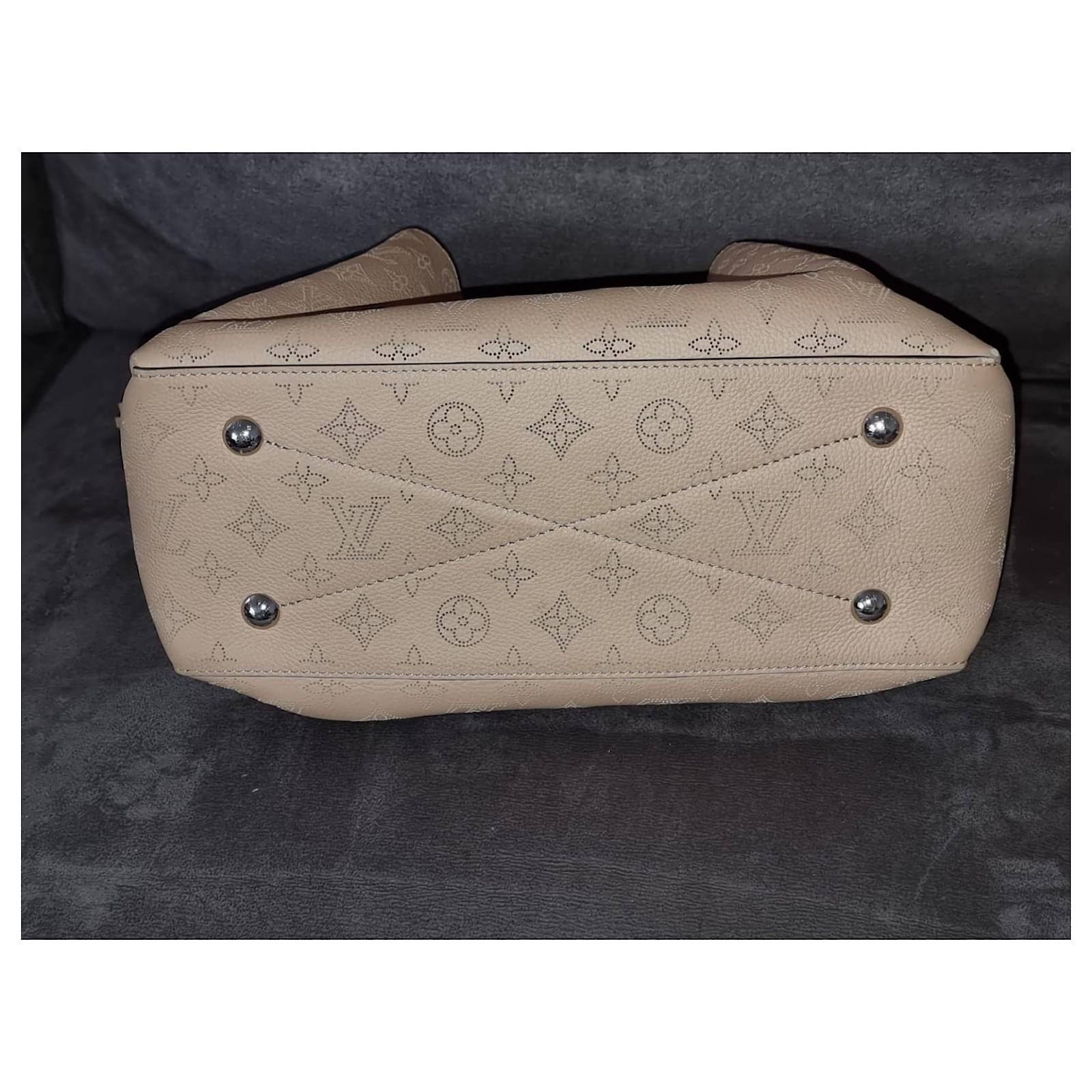Louis Vuitton bella tote mahina Eggshell Leather ref.776821 - Joli