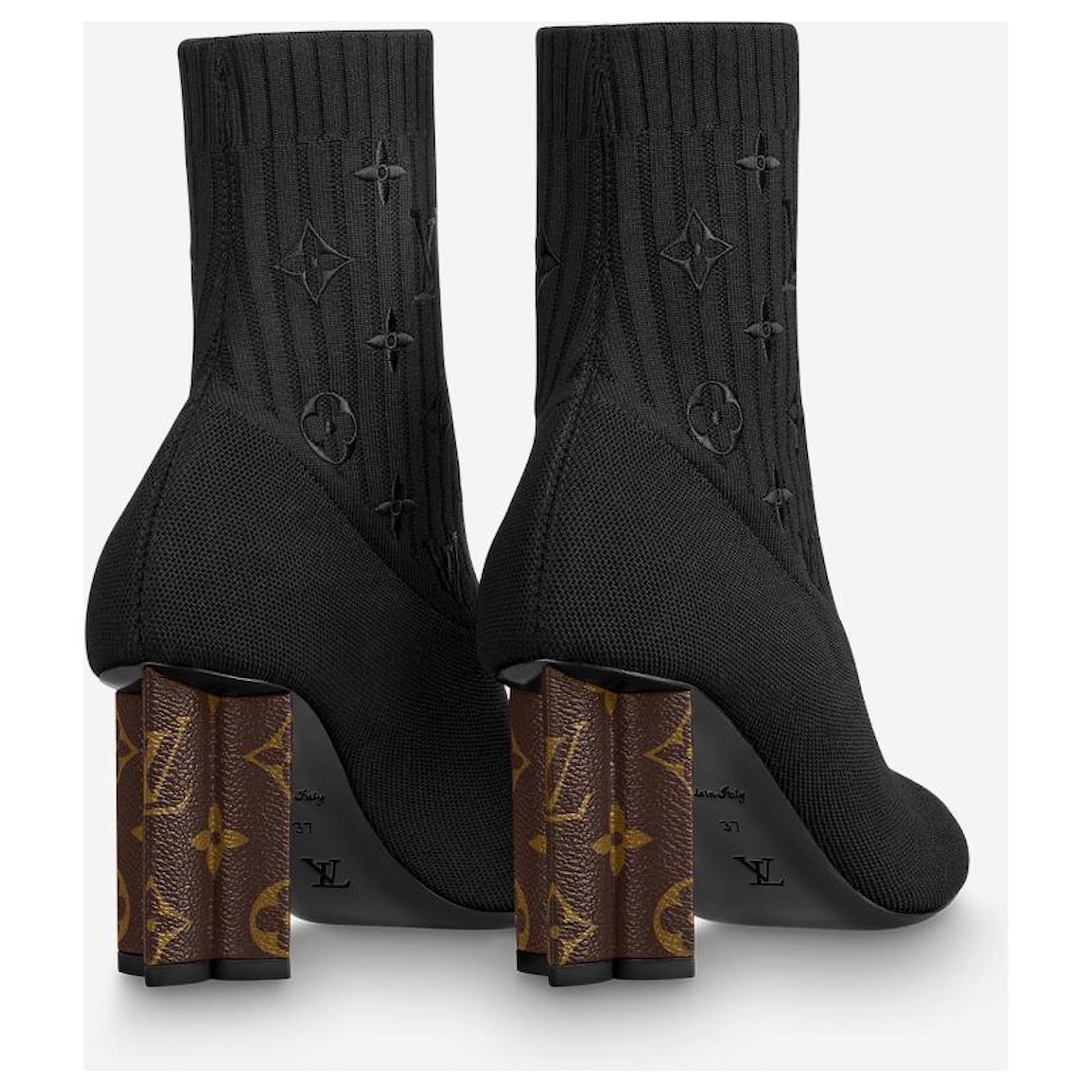 Louis Vuitton LV Silhouette Monogram Ankle Boots