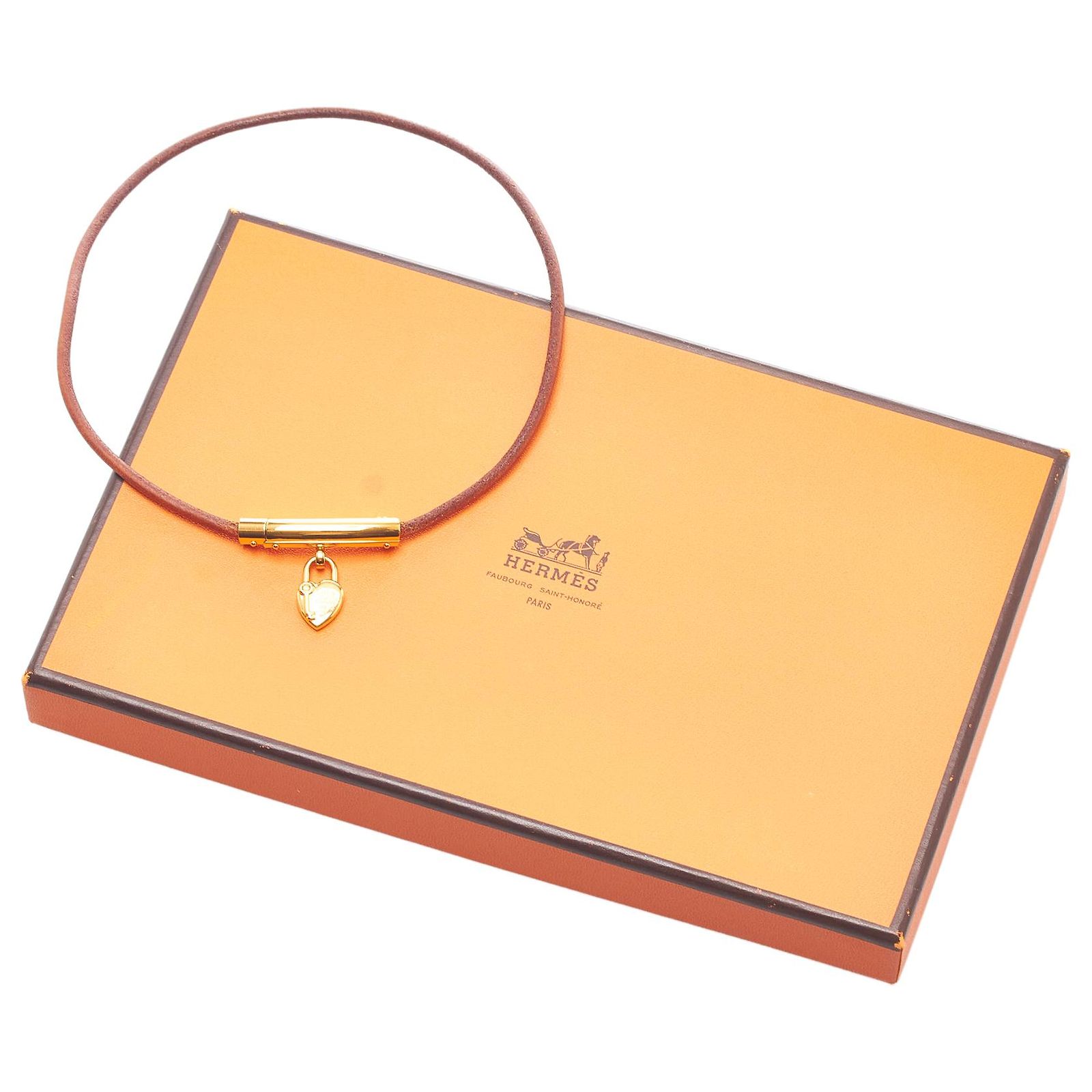 Tour De Cou Hermès Intrecciato Jumbo Palladium #8990 - Collier Choker Authentique, Occasion