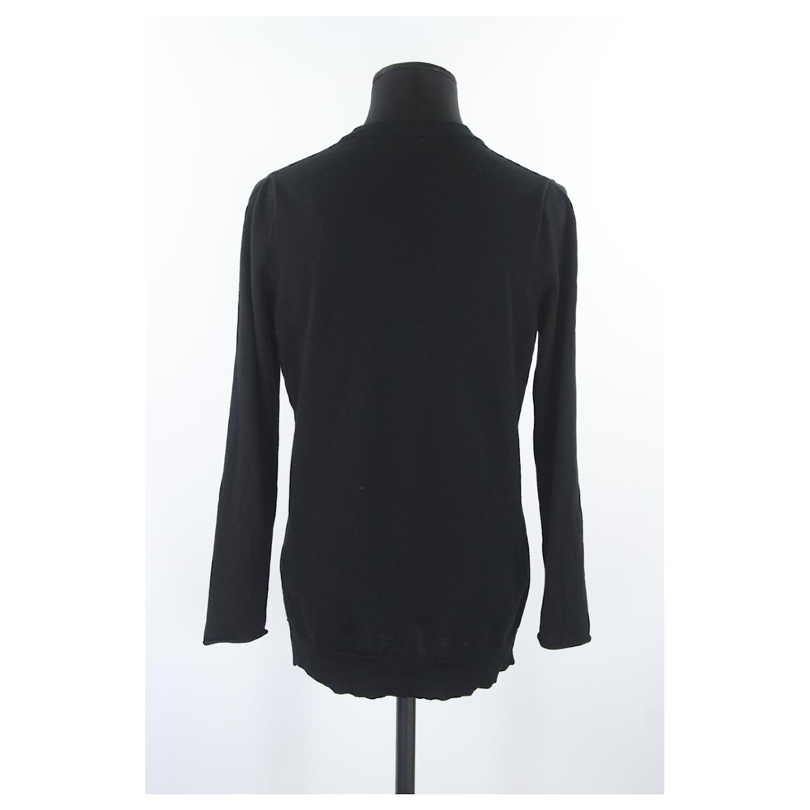 Louis Vuitton Sweater/Cardigan 38 Black Wool ref.783791 - Joli Closet