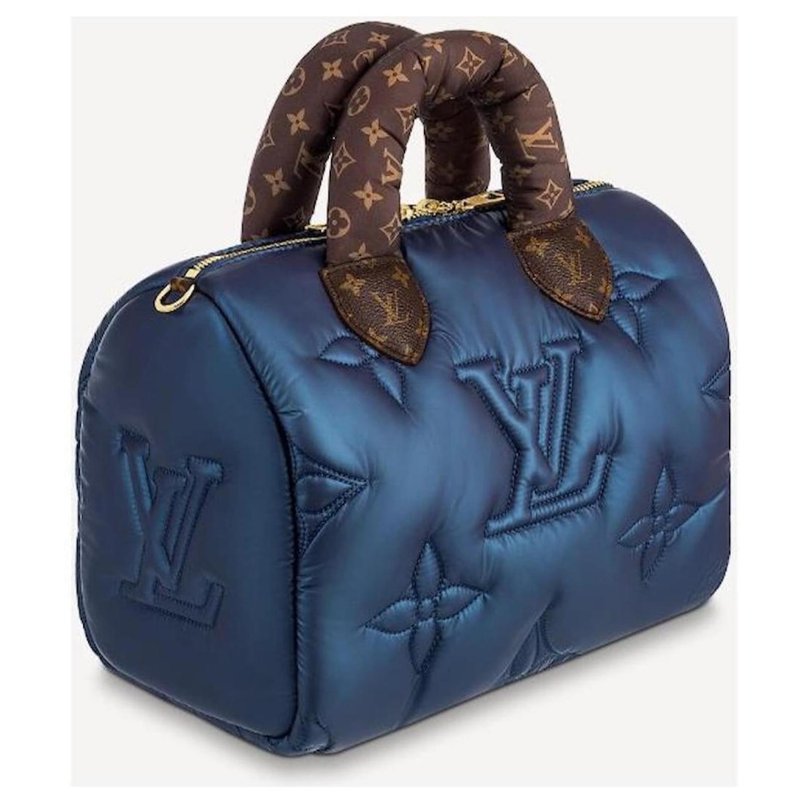 Louis Vuitton LV Speedy 25 pillow blue shoulder bag Synthetic ref.784317 -  Joli Closet