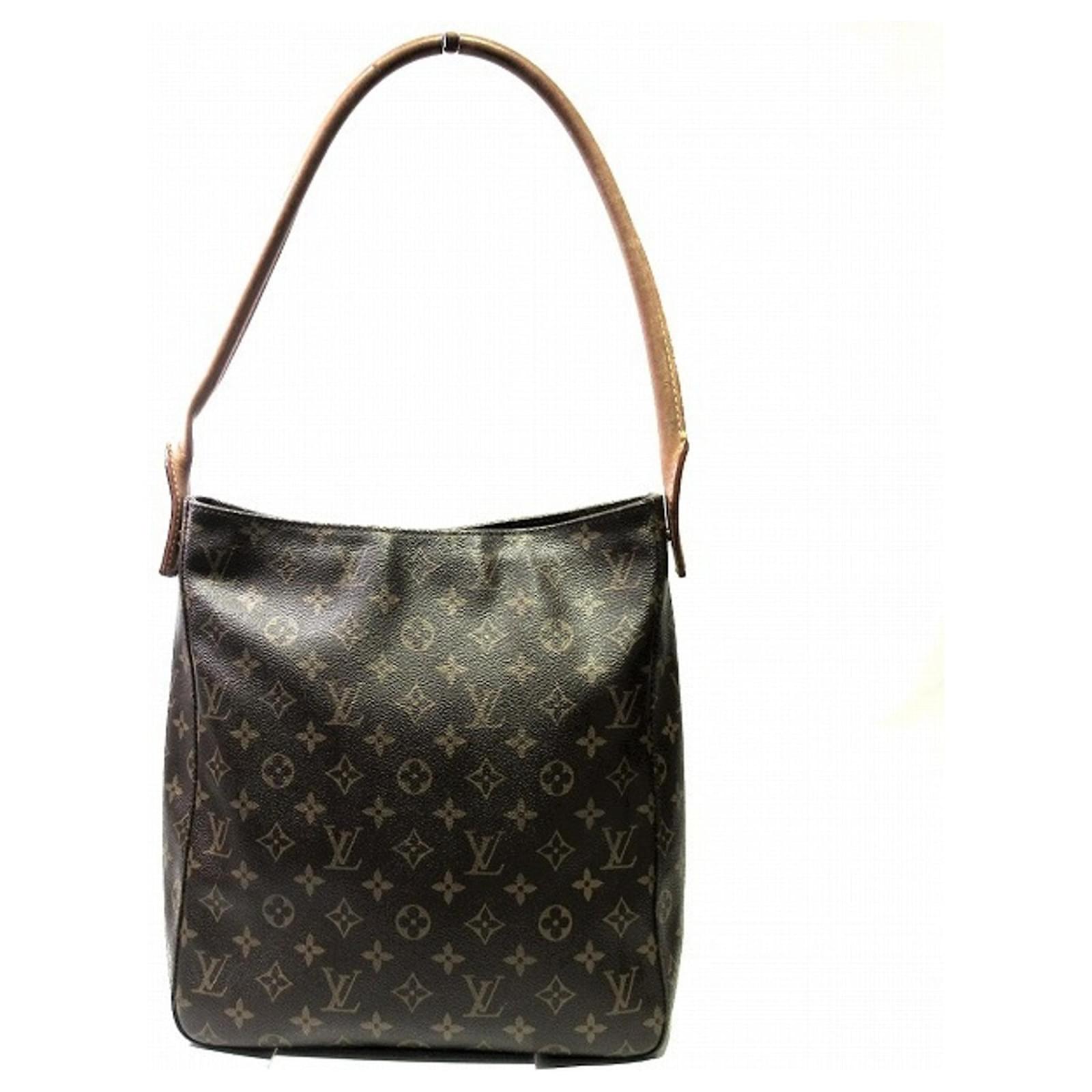 Louis Vuitton Womens Monogram GM Looping Shoulder Bag