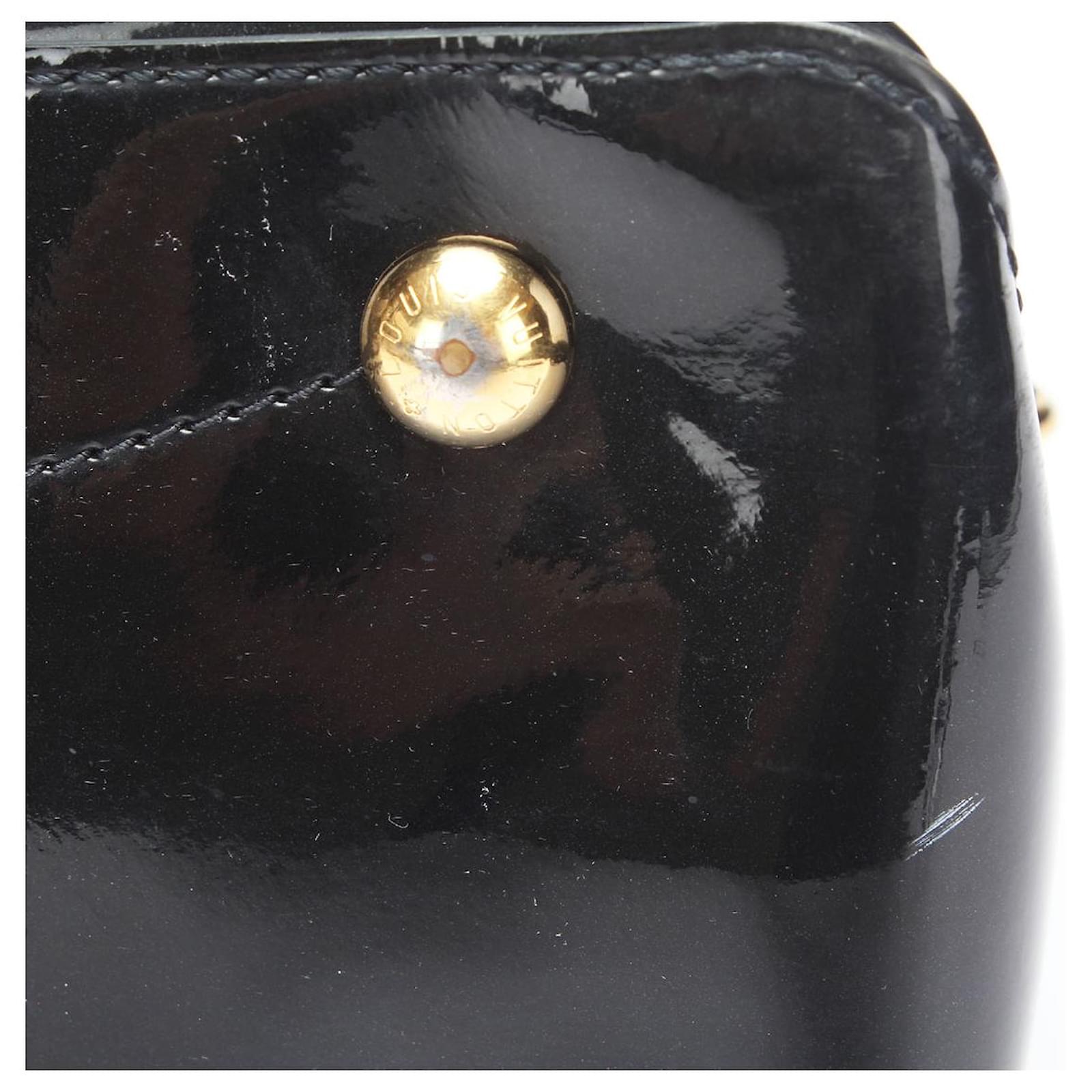 Louis Vuitton Vernis Miroir Tote M0213 Black Enamel ref.785586 - Joli Closet