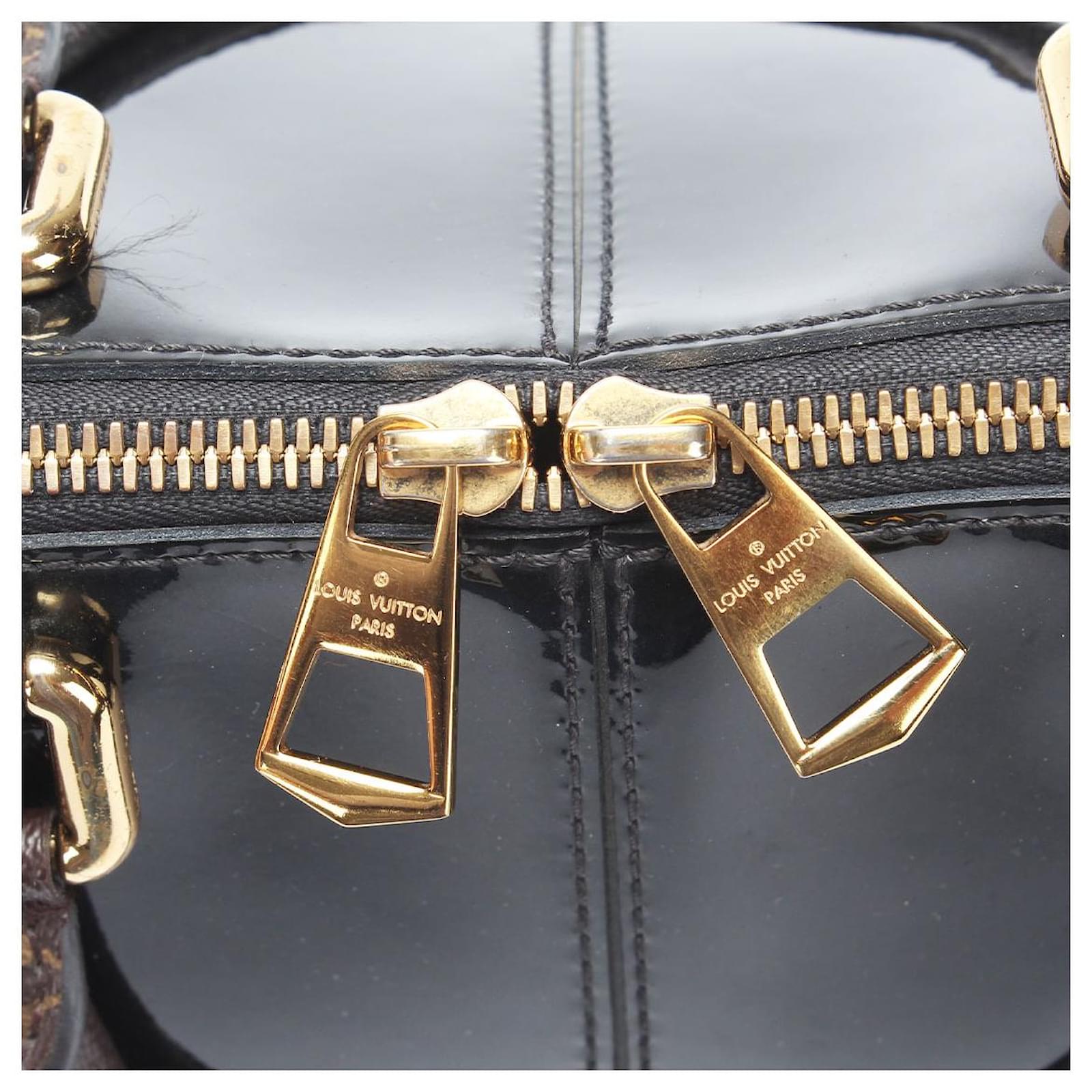 Louis Vuitton Vernis Miroir Tote M0213 Black Enamel ref.785586 - Joli Closet