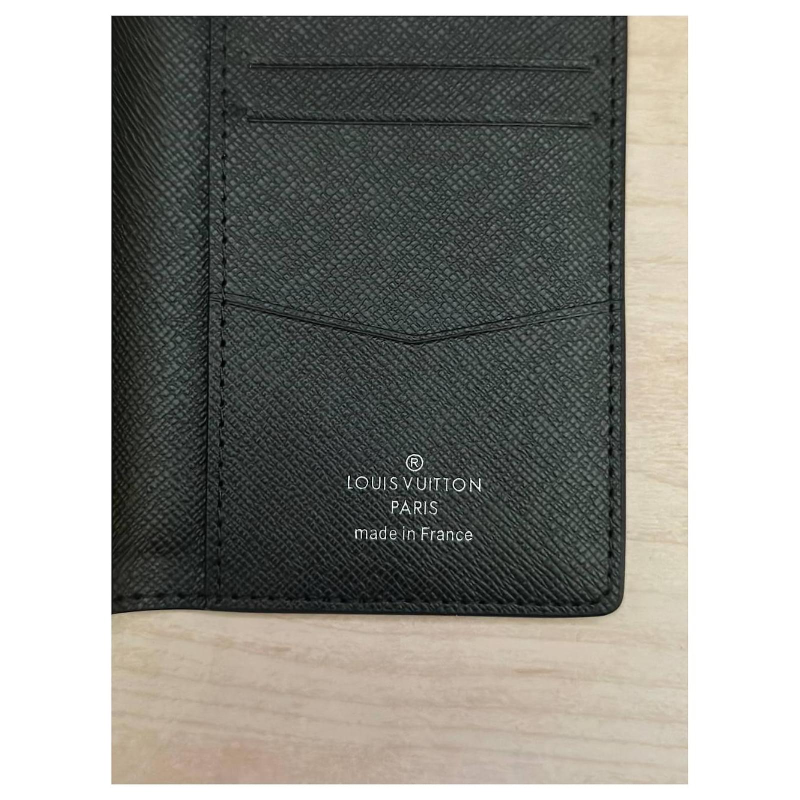 Louis Vuitton Lv Organizer Monogram Eclipse black card holder Cloth  ref.785697 - Joli Closet