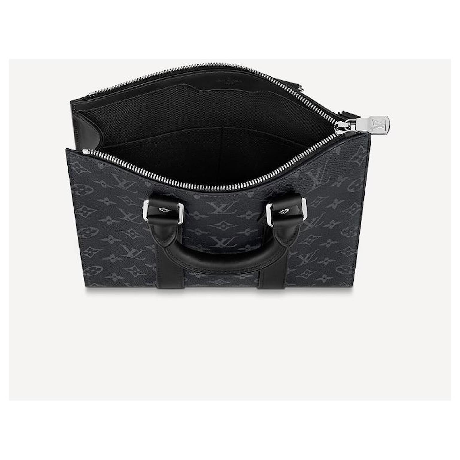Louis Vuitton LV Sac Plat Mini eclipse Black ref.786029 - Joli Closet