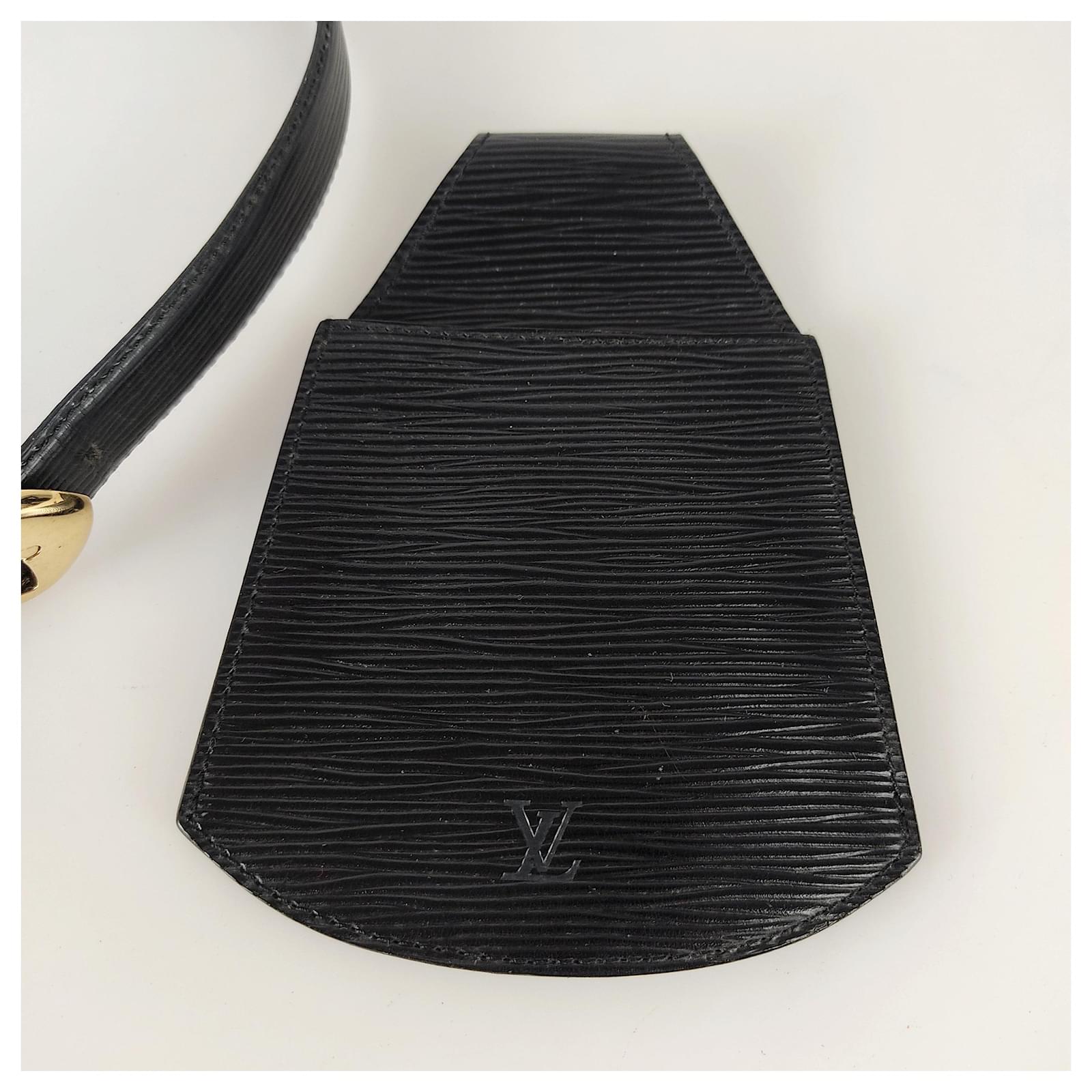 Louis Vuitton Sherwood Epi Belt Bag Black Leather ref.786491