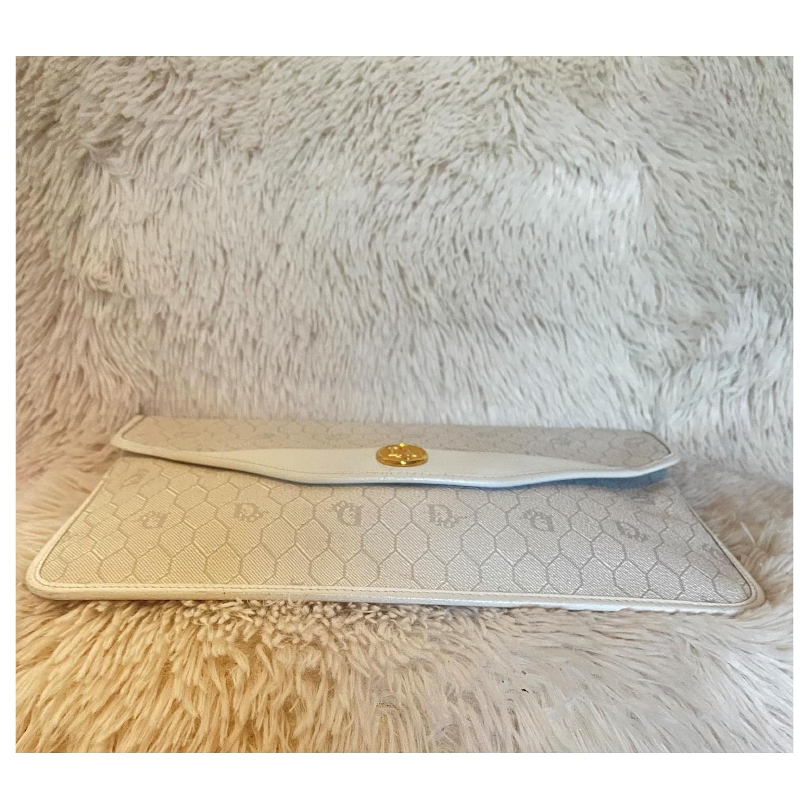 Dior White Clutch Bags  Handbags for Women  Authenticity Guaranteed  eBay
