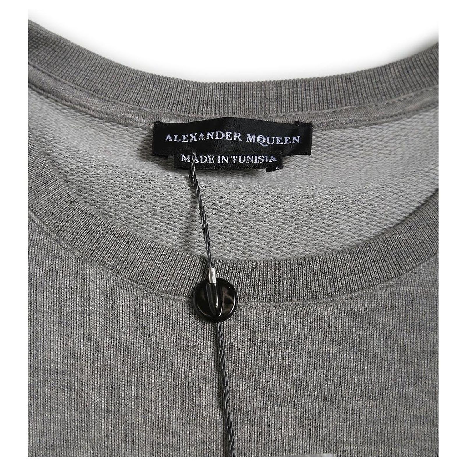 Pull Alexander McQueen Blanc Motif Argyle Côtelé - Taille XXS - Occasion Très Bon état