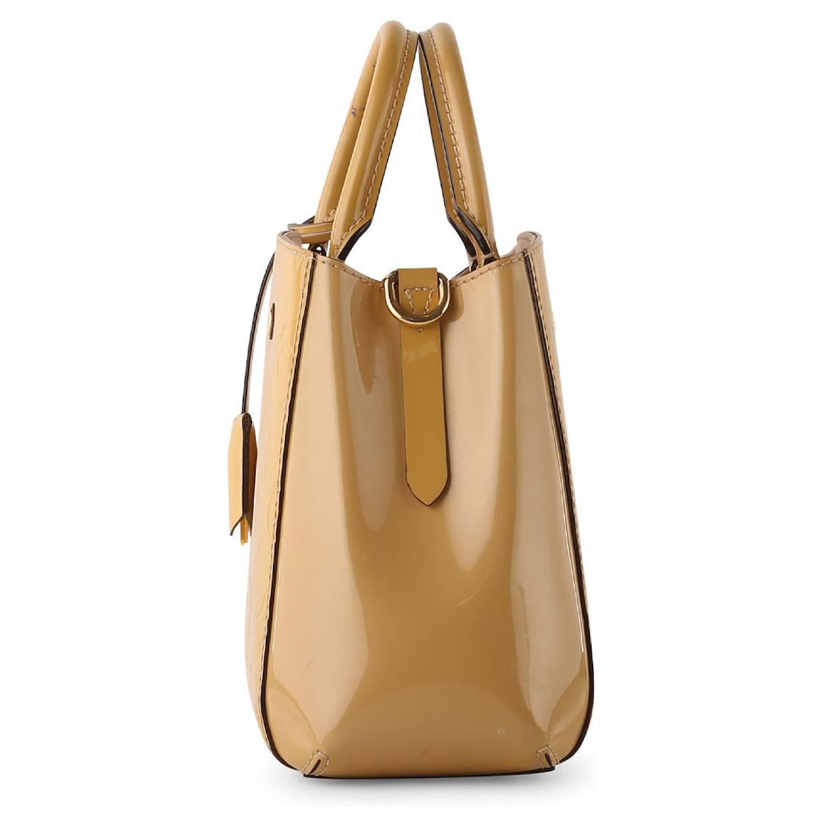 Louis Vuitton Montaigne Bb Dune Monogram Vernis Leather Shoulder Bag
