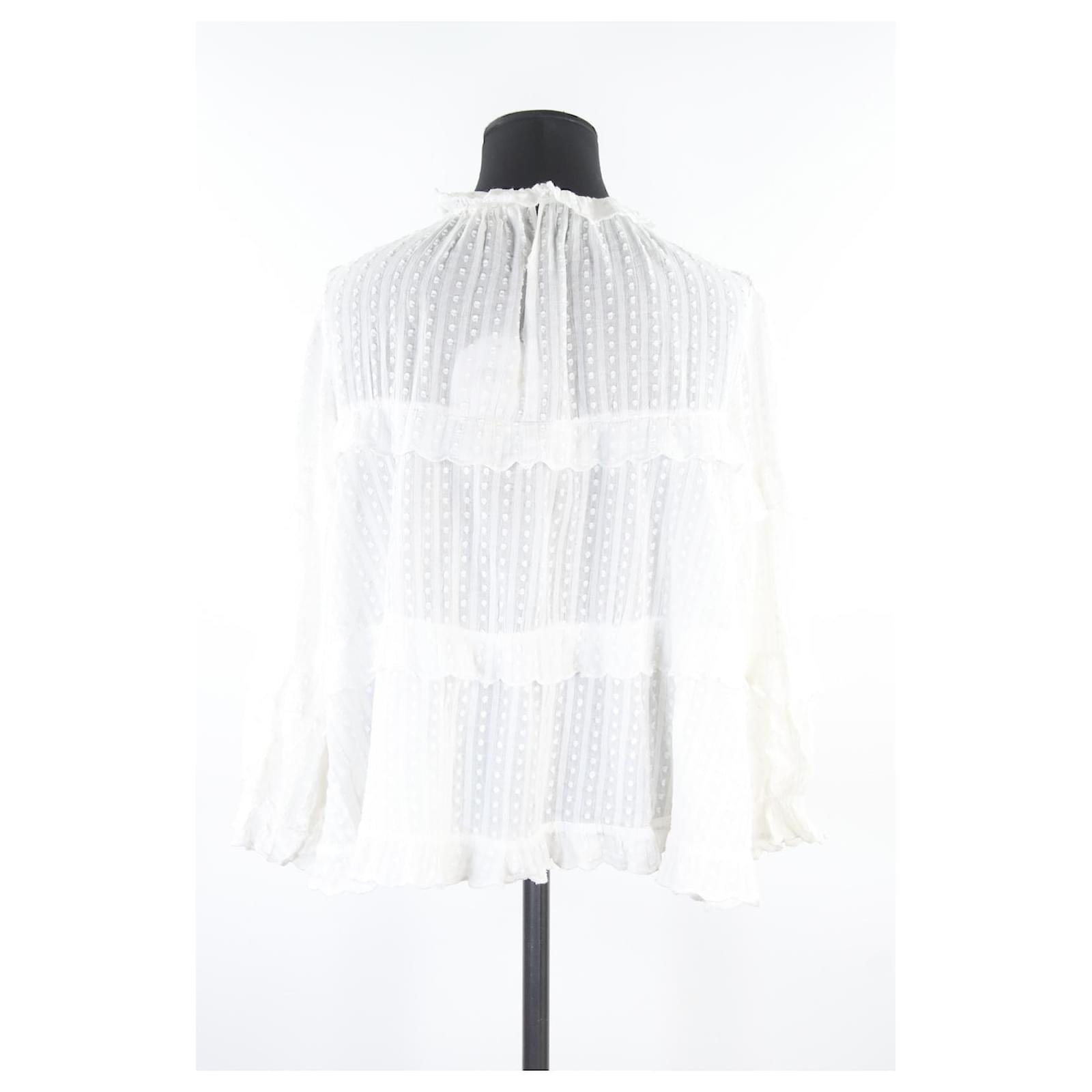 Top Isabel Marant 36 White ref.787431 Joli Closet